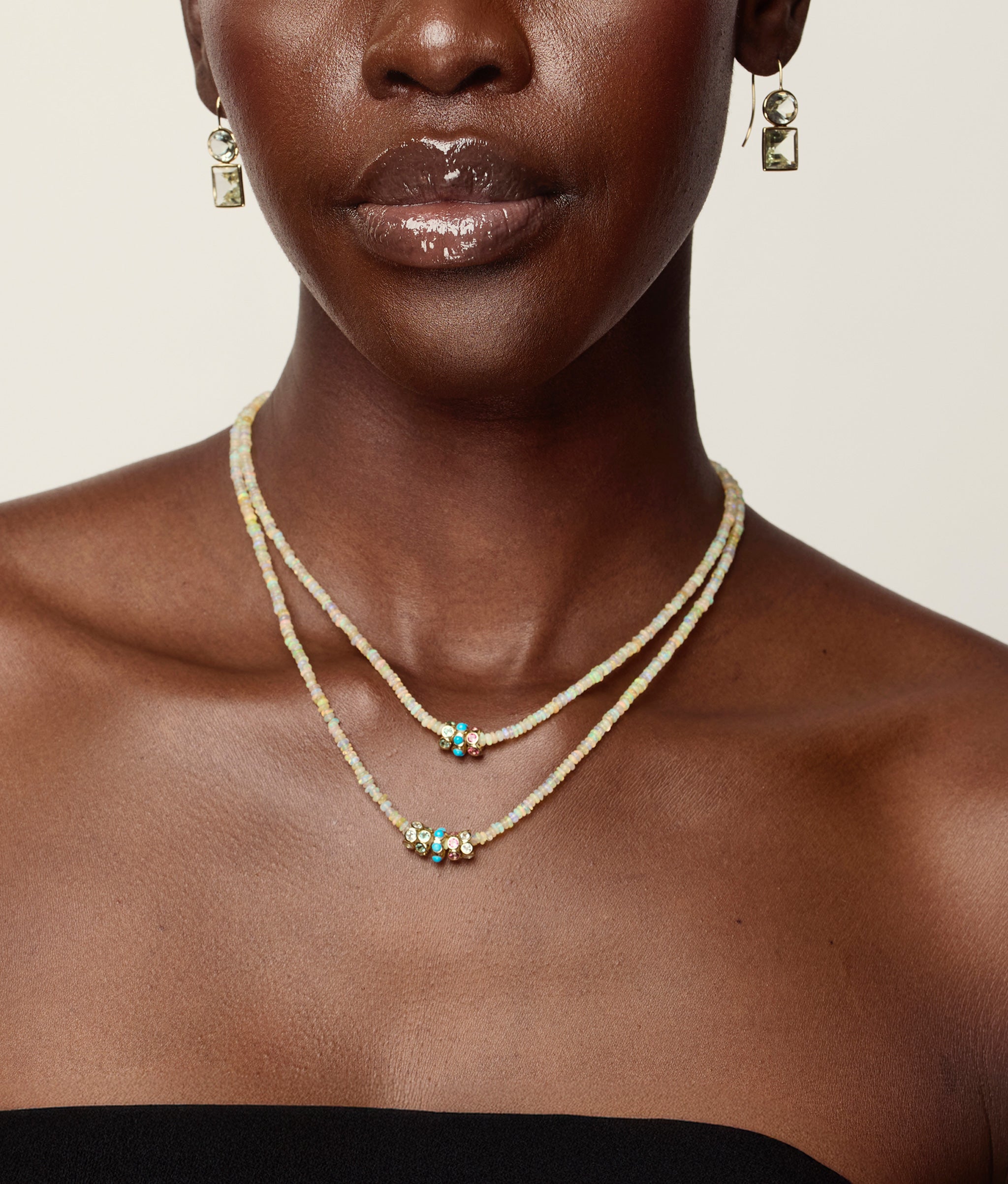 14k Gold Spacer in Turquoise