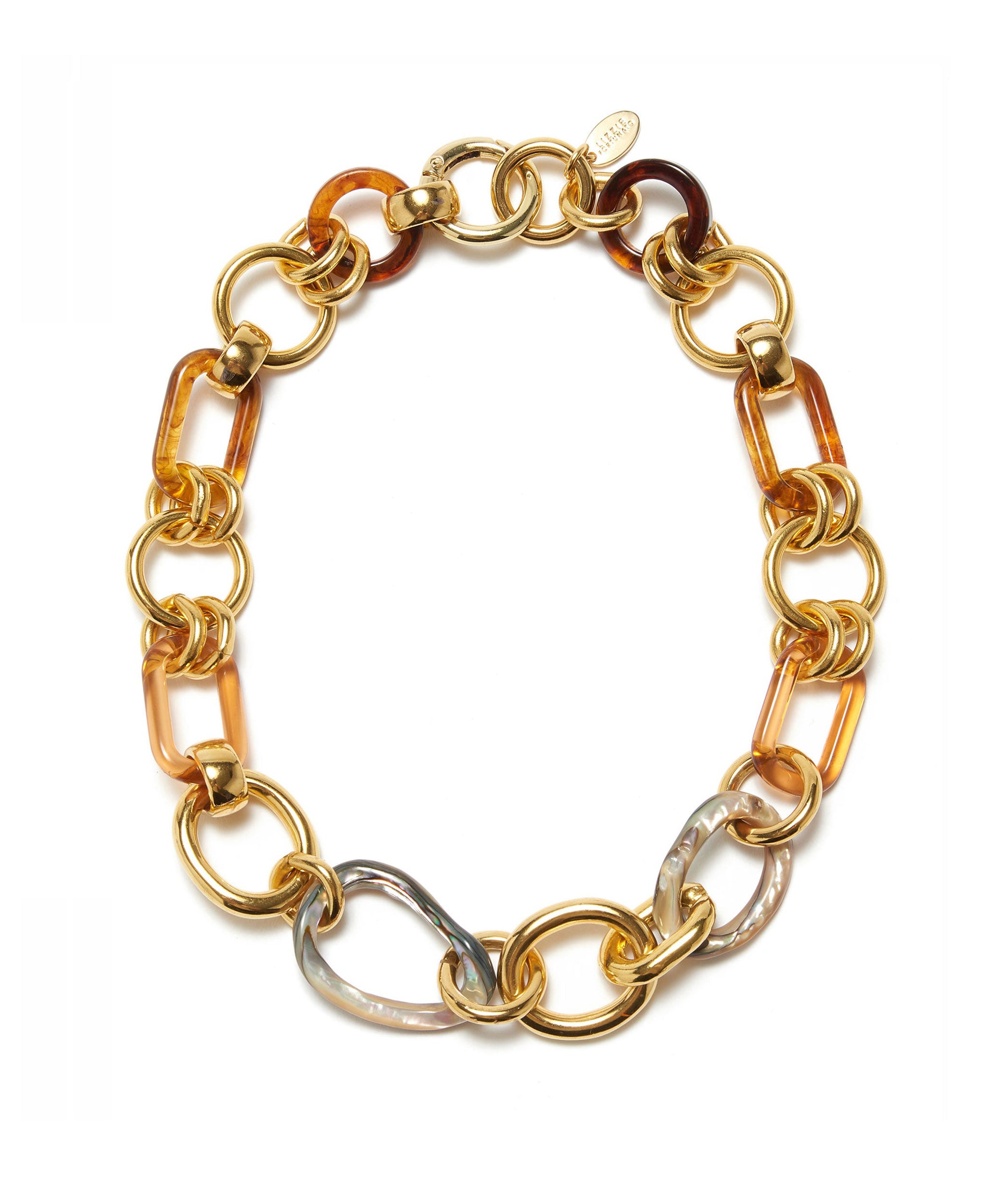 Abalone Link Necklace