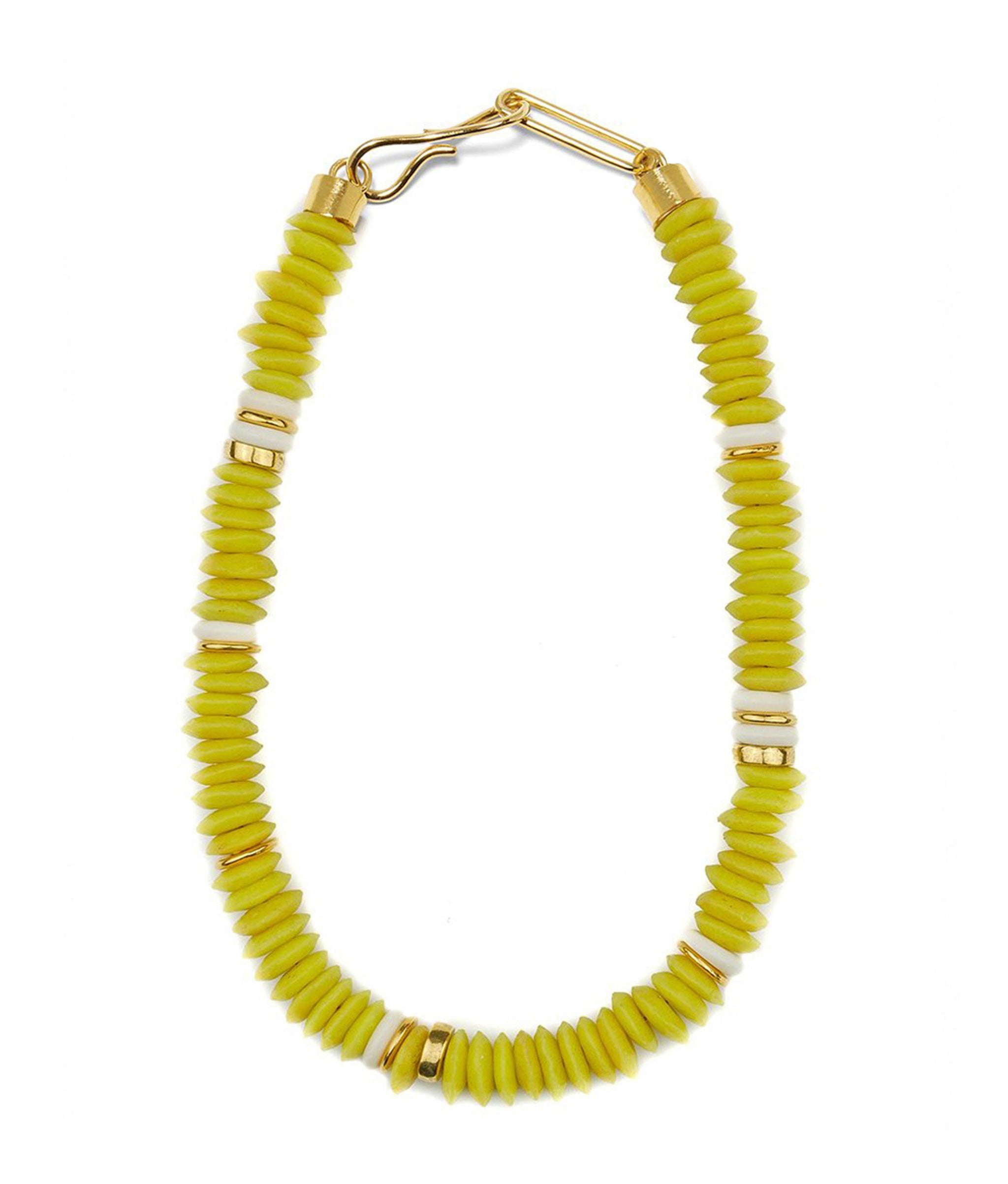 Laguna Necklace in Electric Neon Yellow