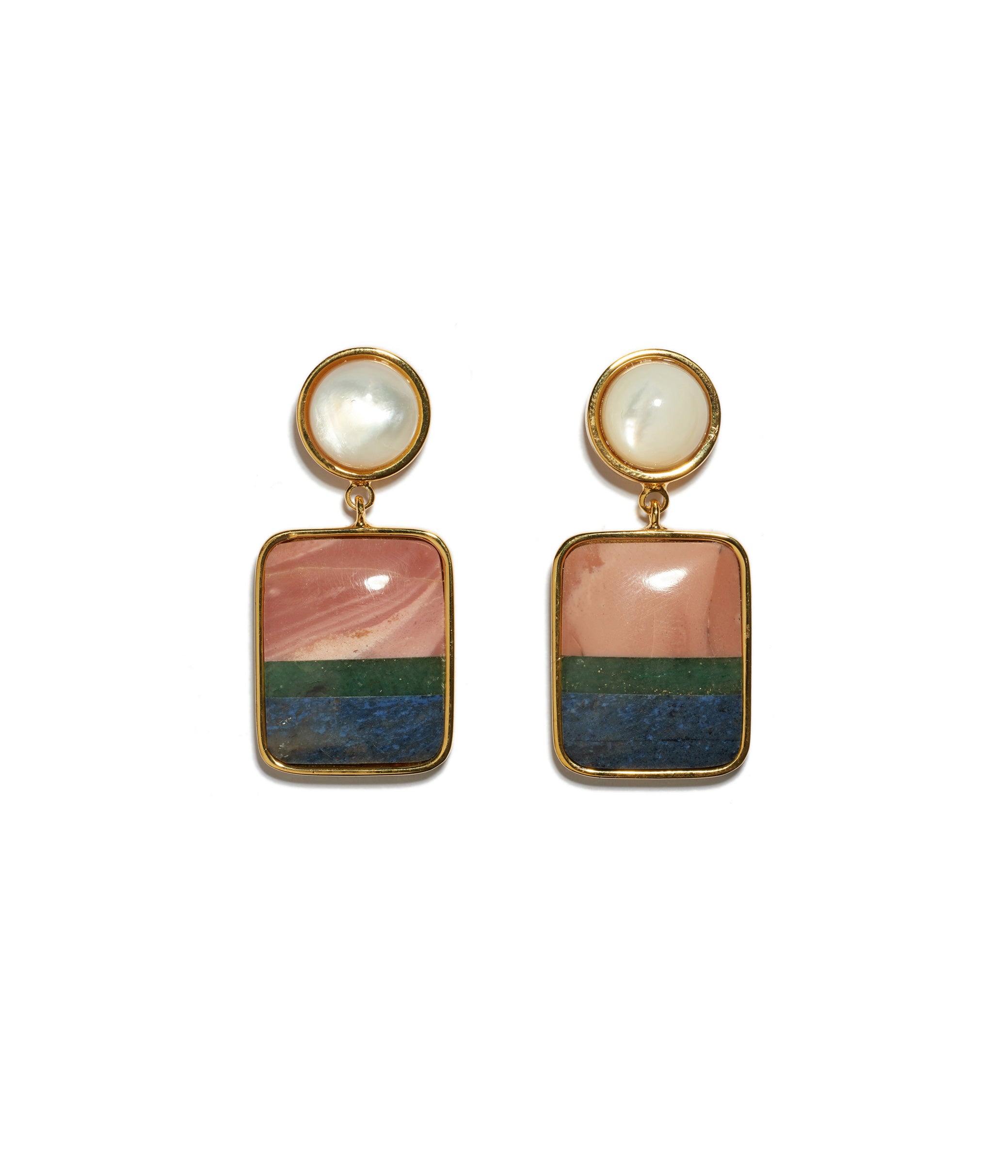 Fresco Earrings In Color Block