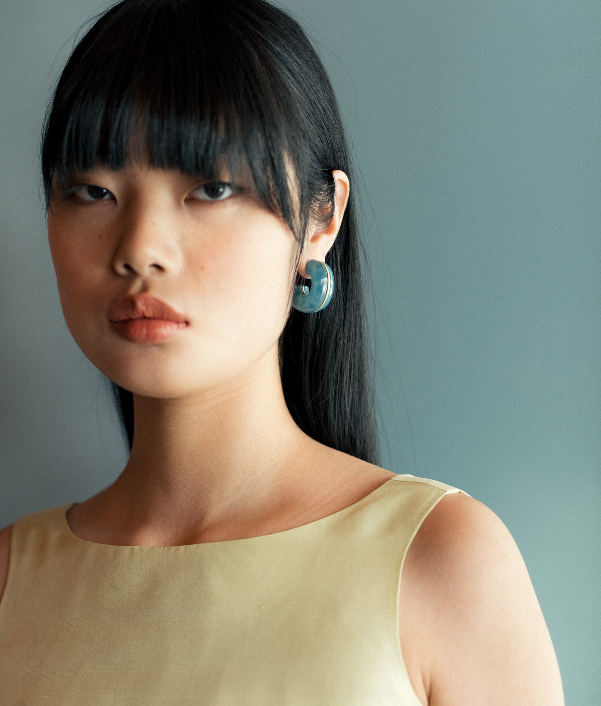 Halo Hoops in Indigo