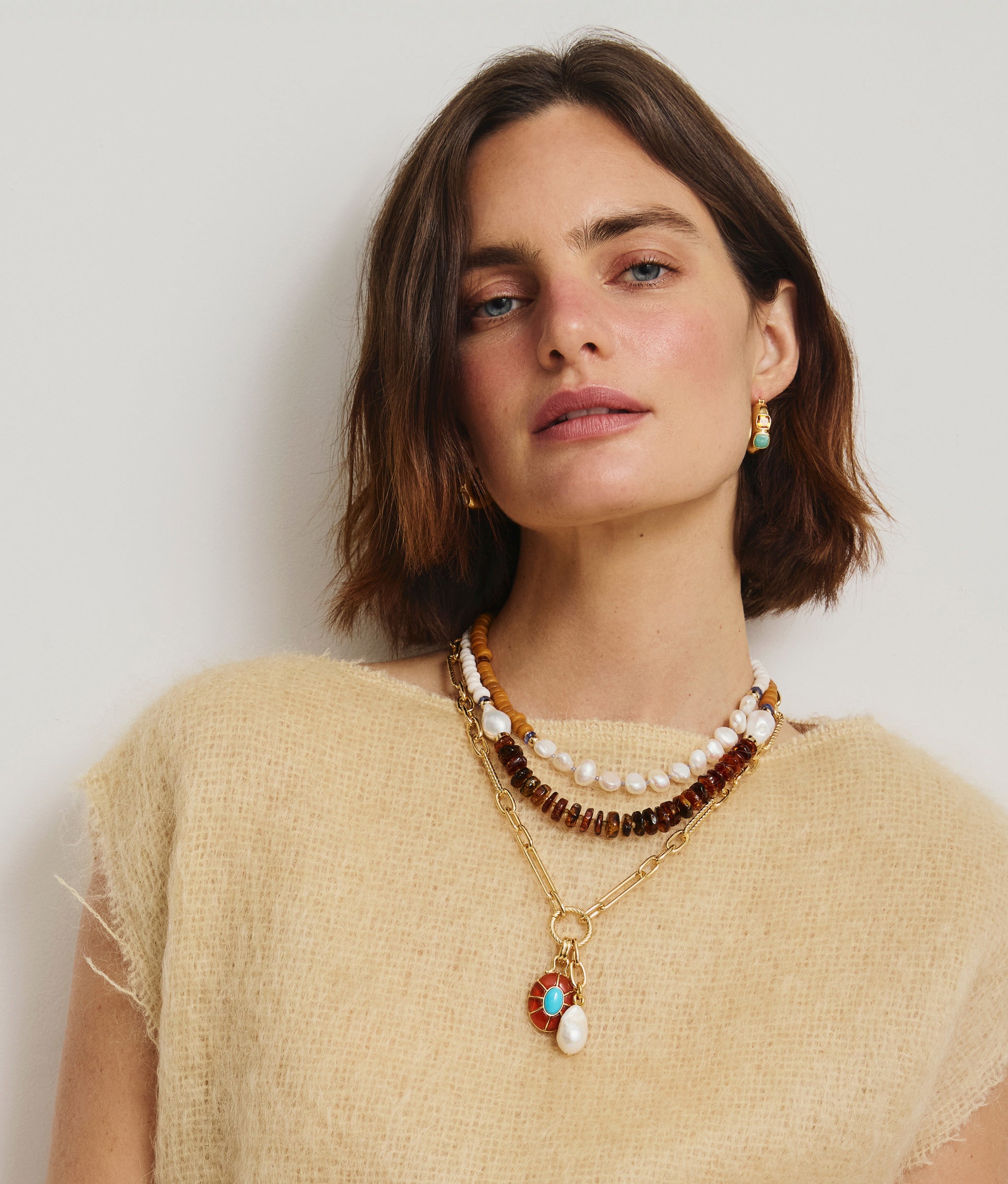 Piet Hoop Earrings in Bitter Orange