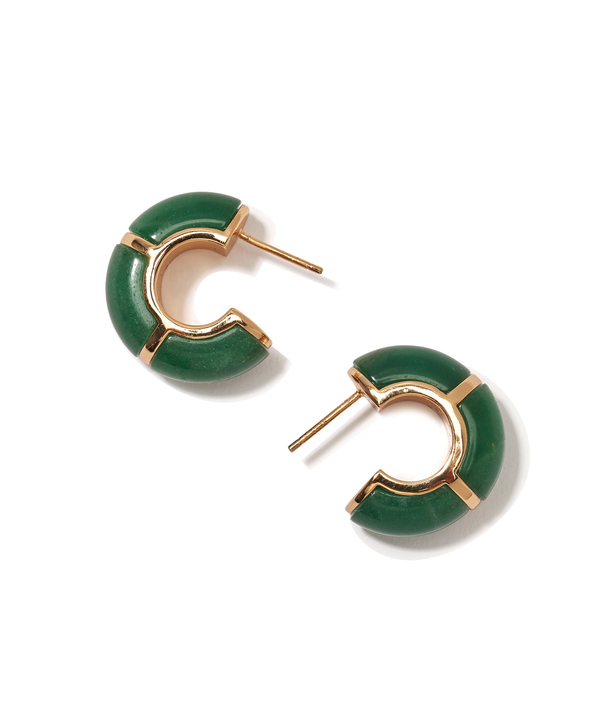 Zellige Hoops in Green Jade