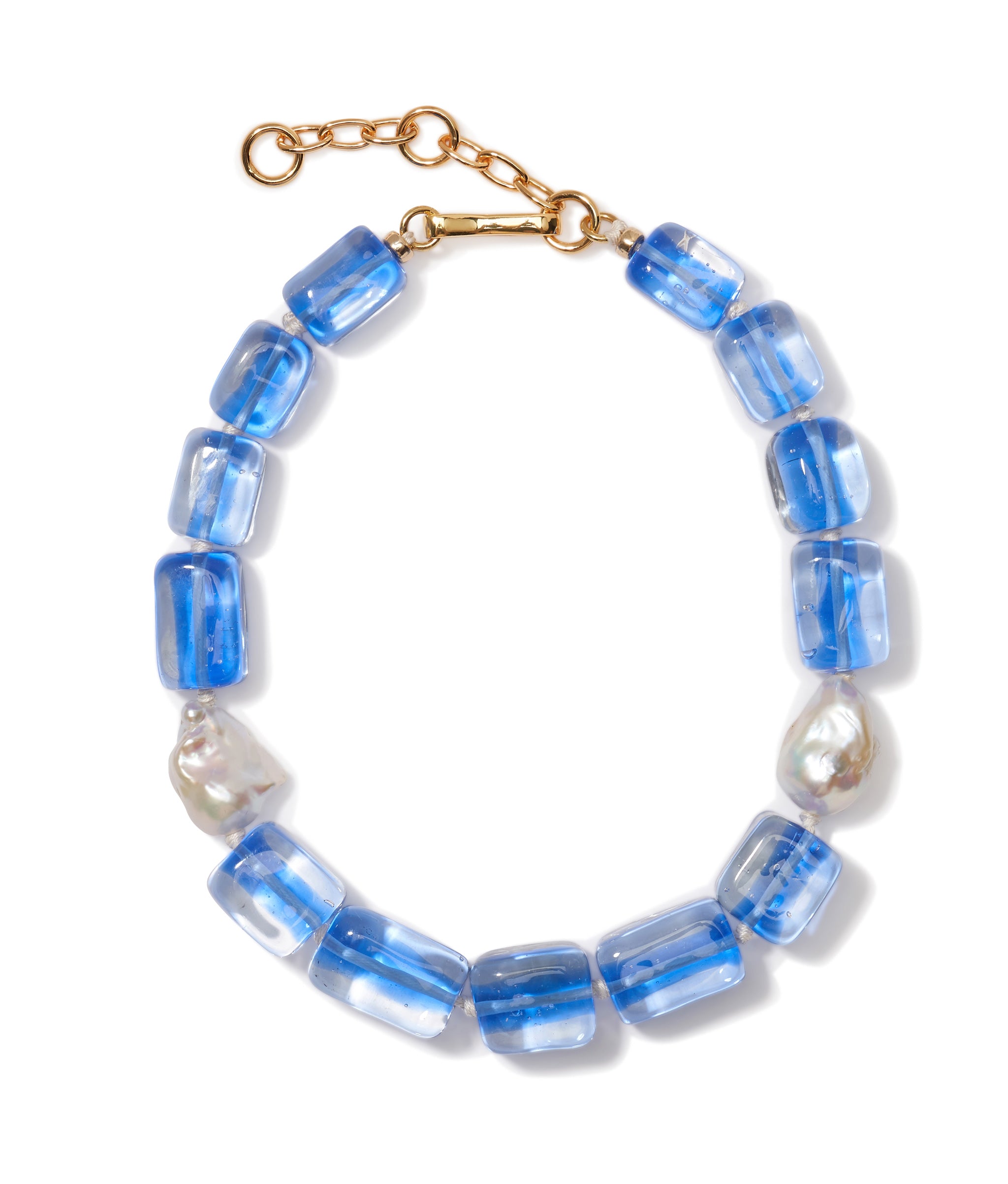 Delphine Collar in Prussian Blue