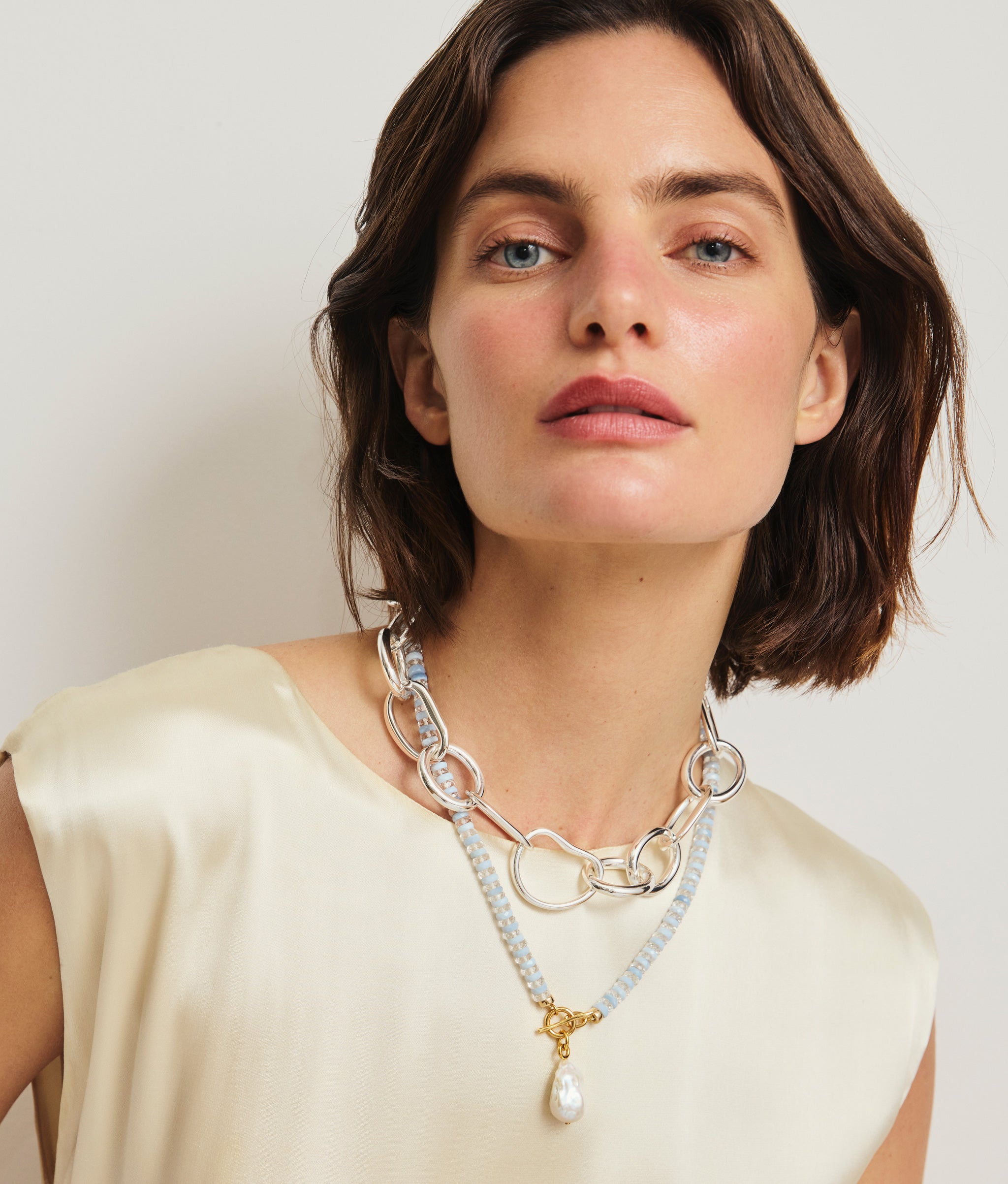 Pearl Isle Necklace in Mist