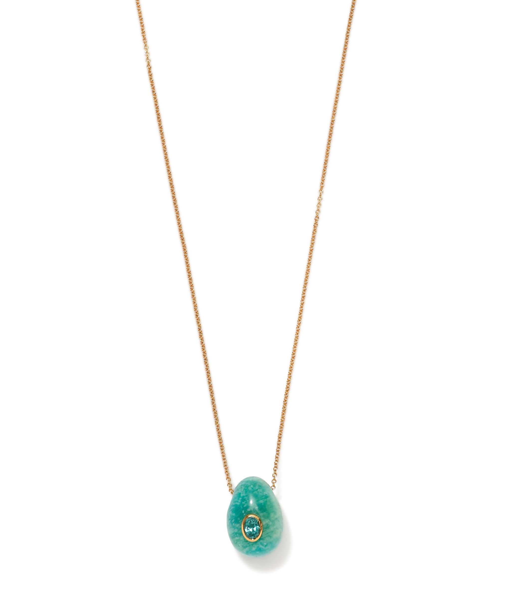 Constance Necklace in Brazilian Amazonite