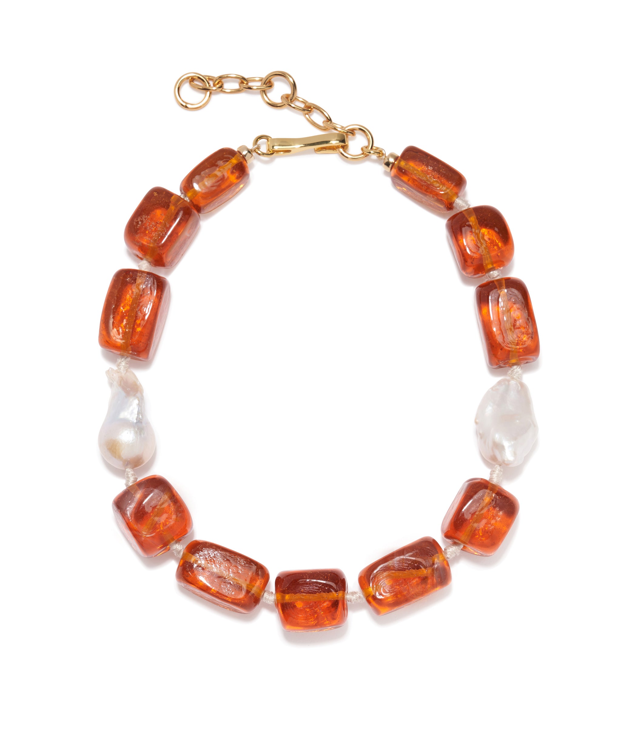 Delphine Collar in Blood Orange