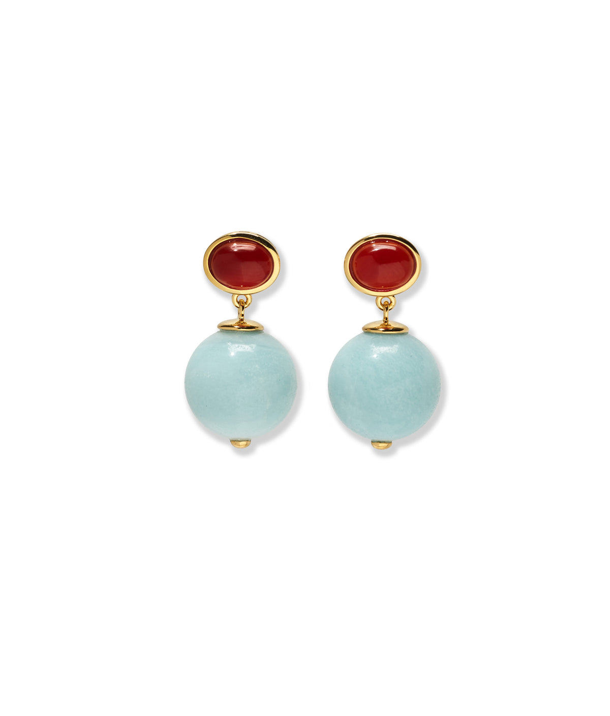 Umbria Earrings in Amazonite
