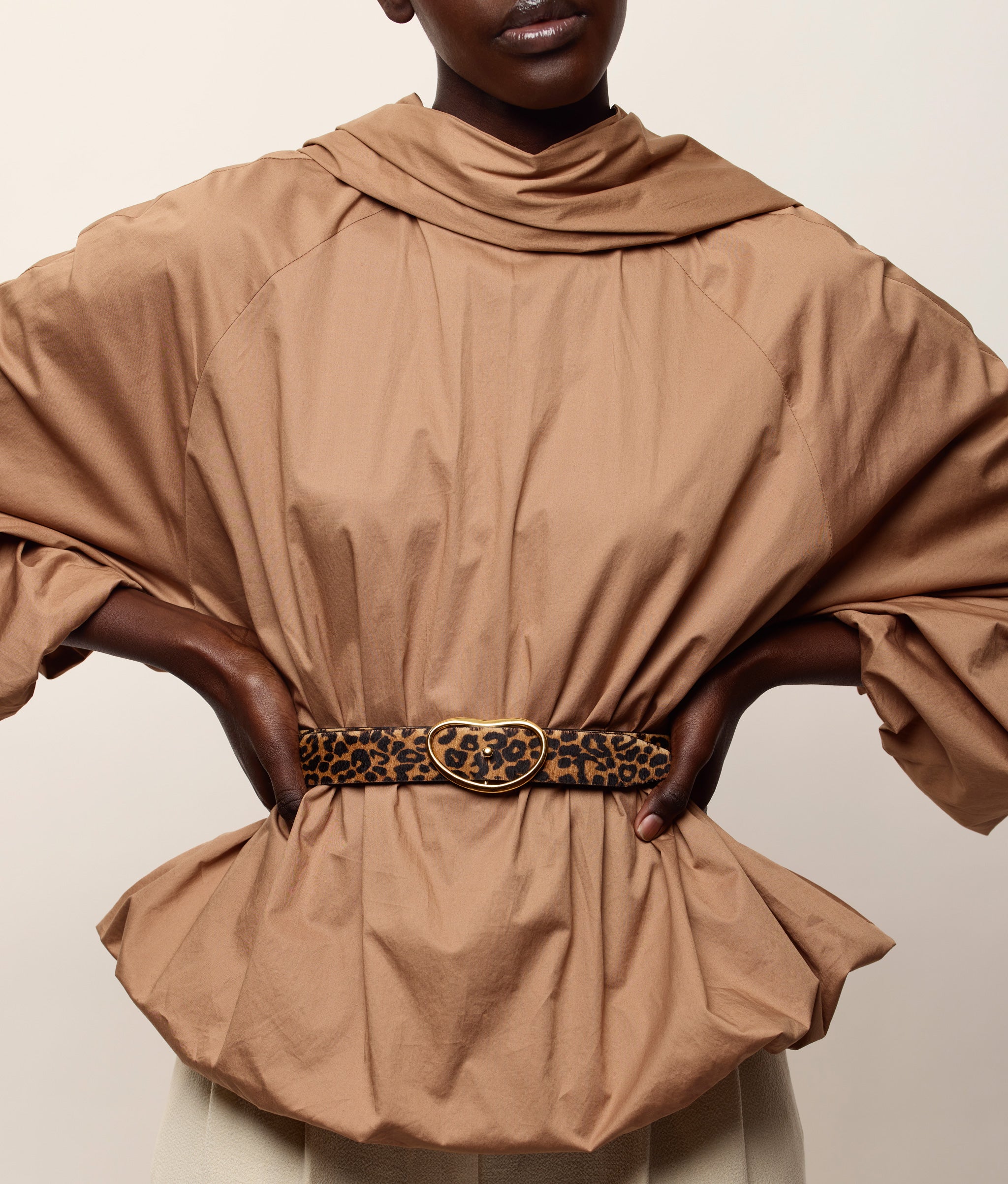 Wide Georgia Belt in Cheetah