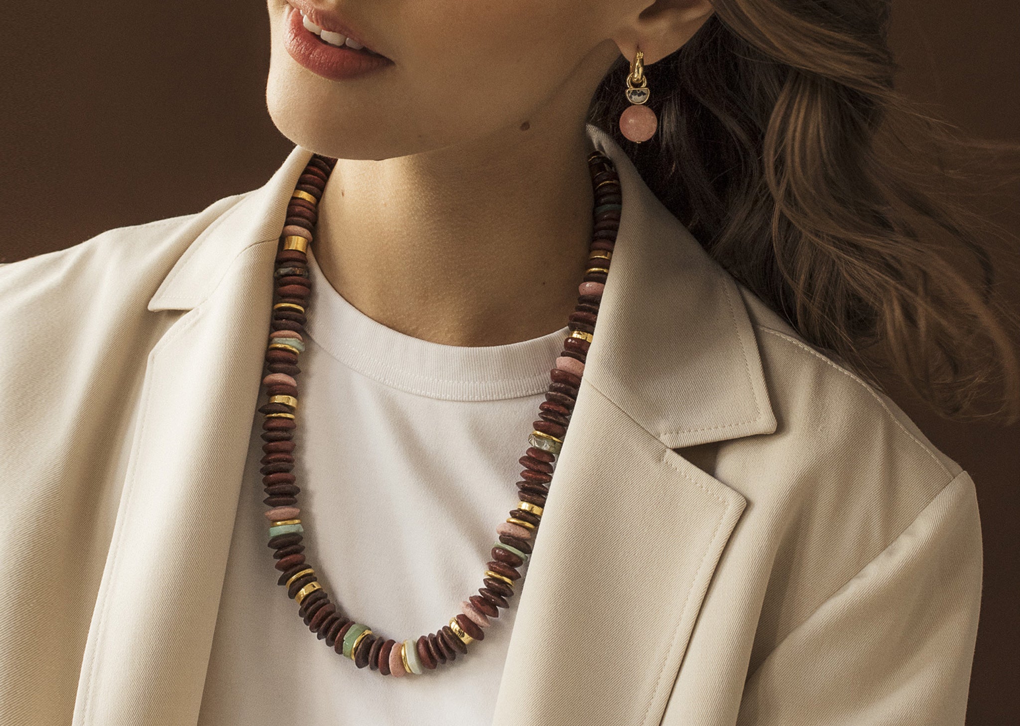 Laguna Necklace in Merlot