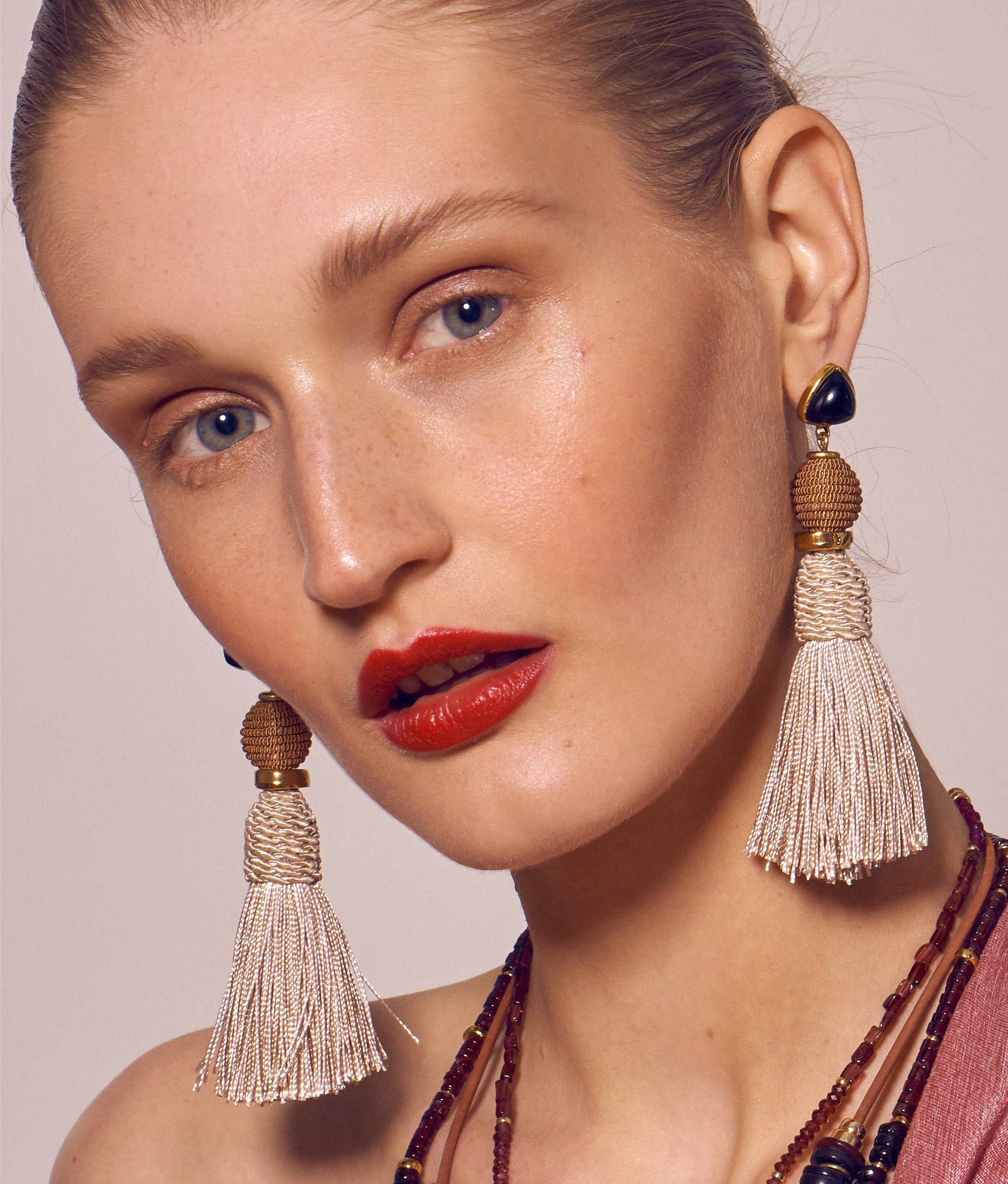 Modern Craft Earrings In Sand