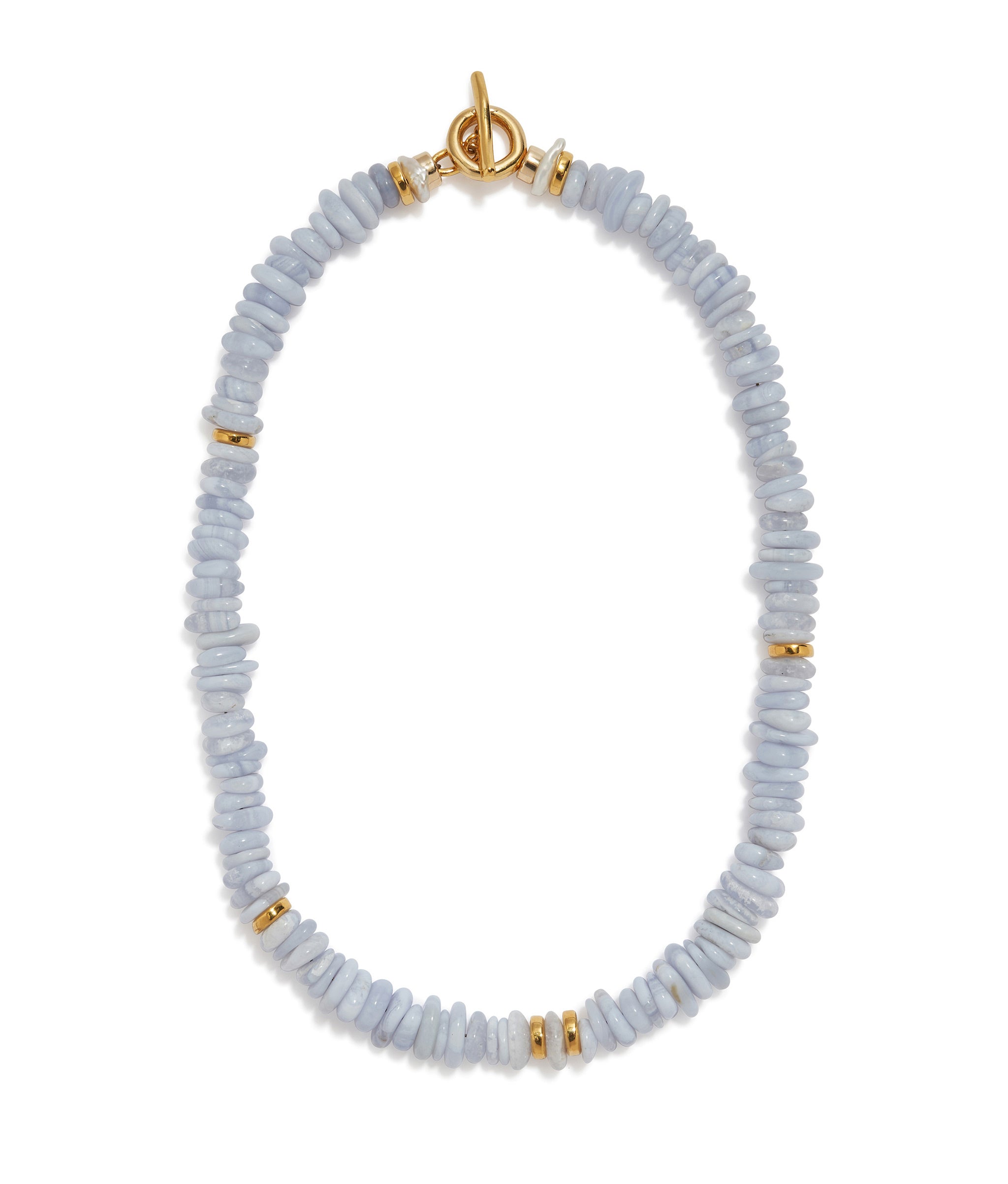 Two-strand agate chain, grey offers