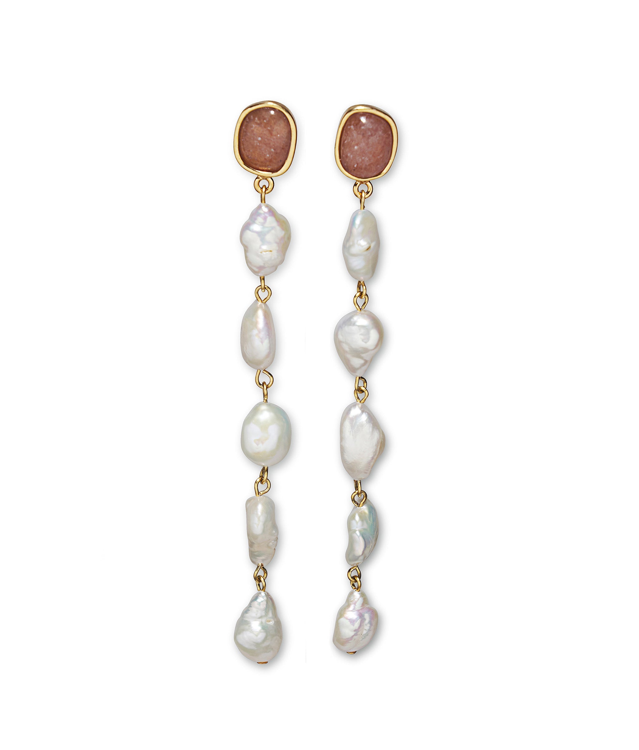 Mykonos Earrings in Strawberry