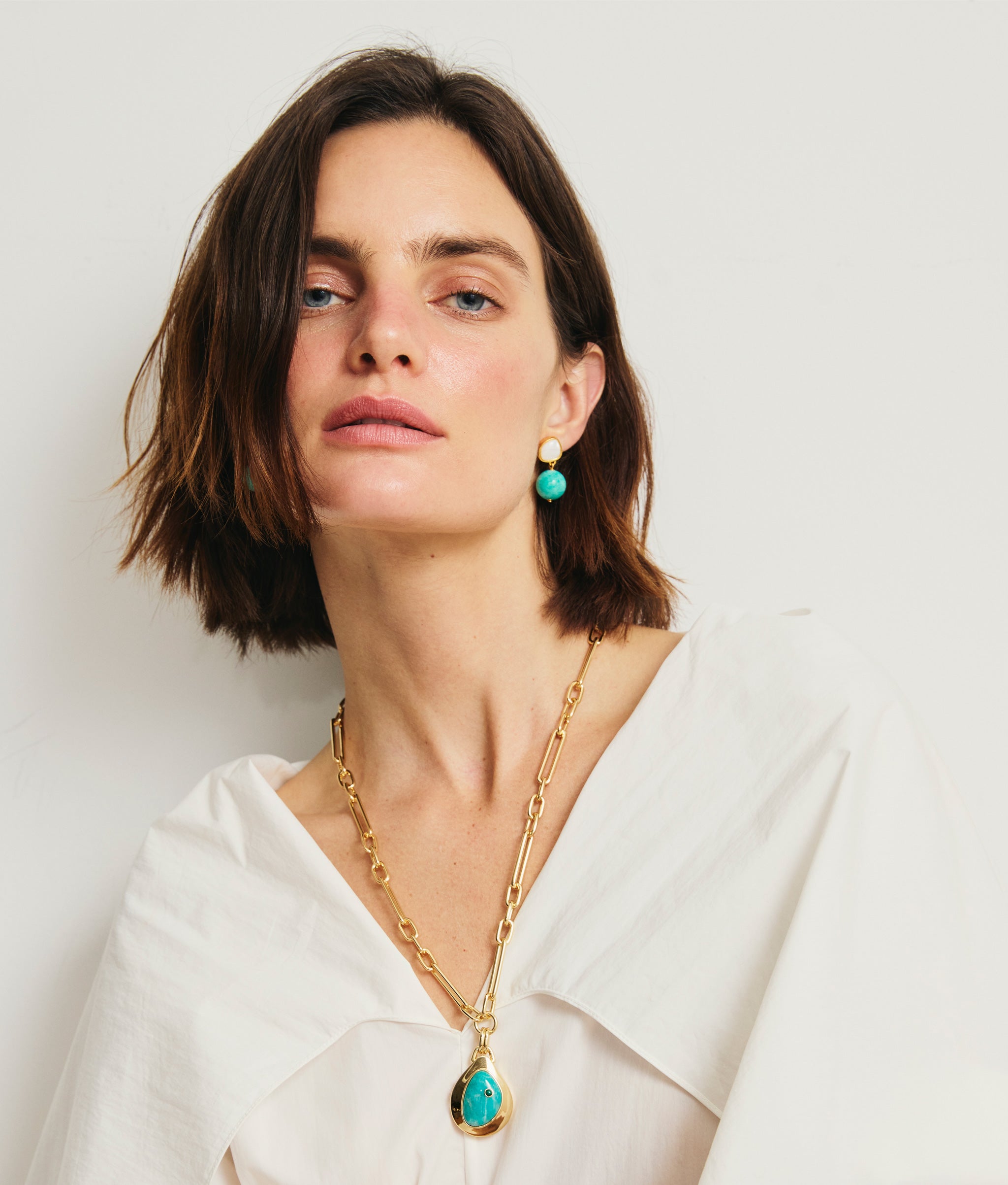 Pond Necklace in Amazonite