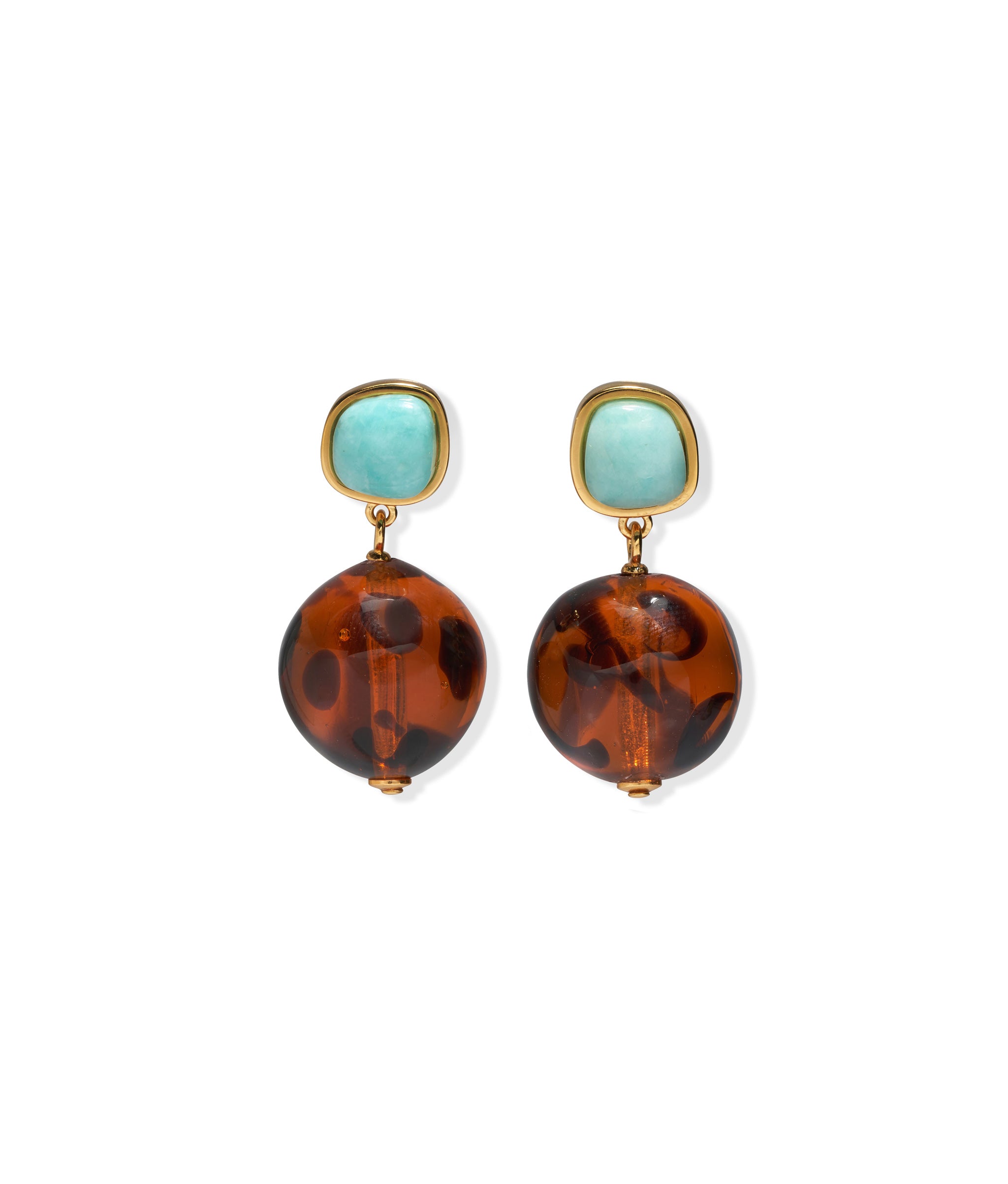 Pia Earrings in Leopard