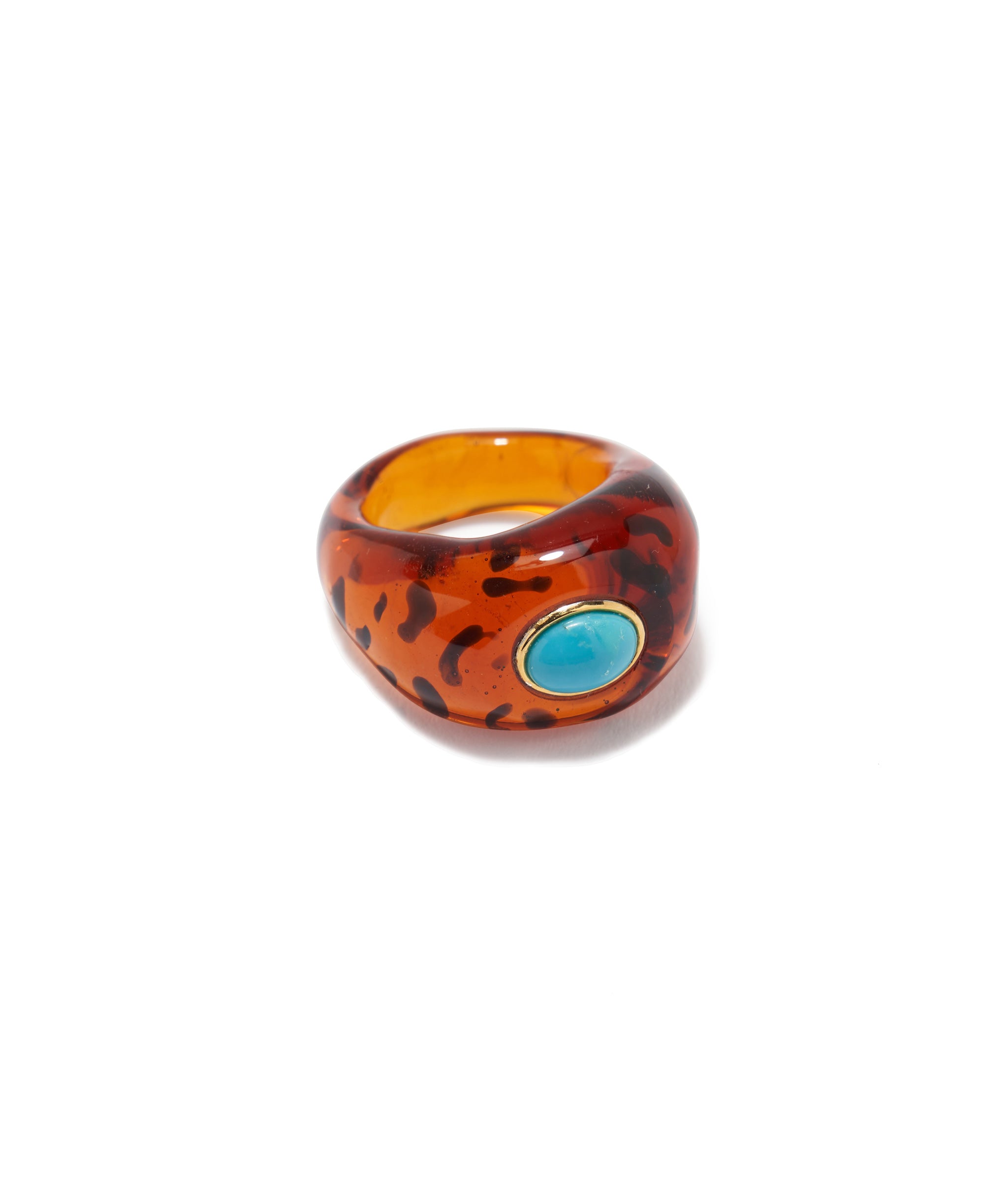 Monument Ring in Leopard