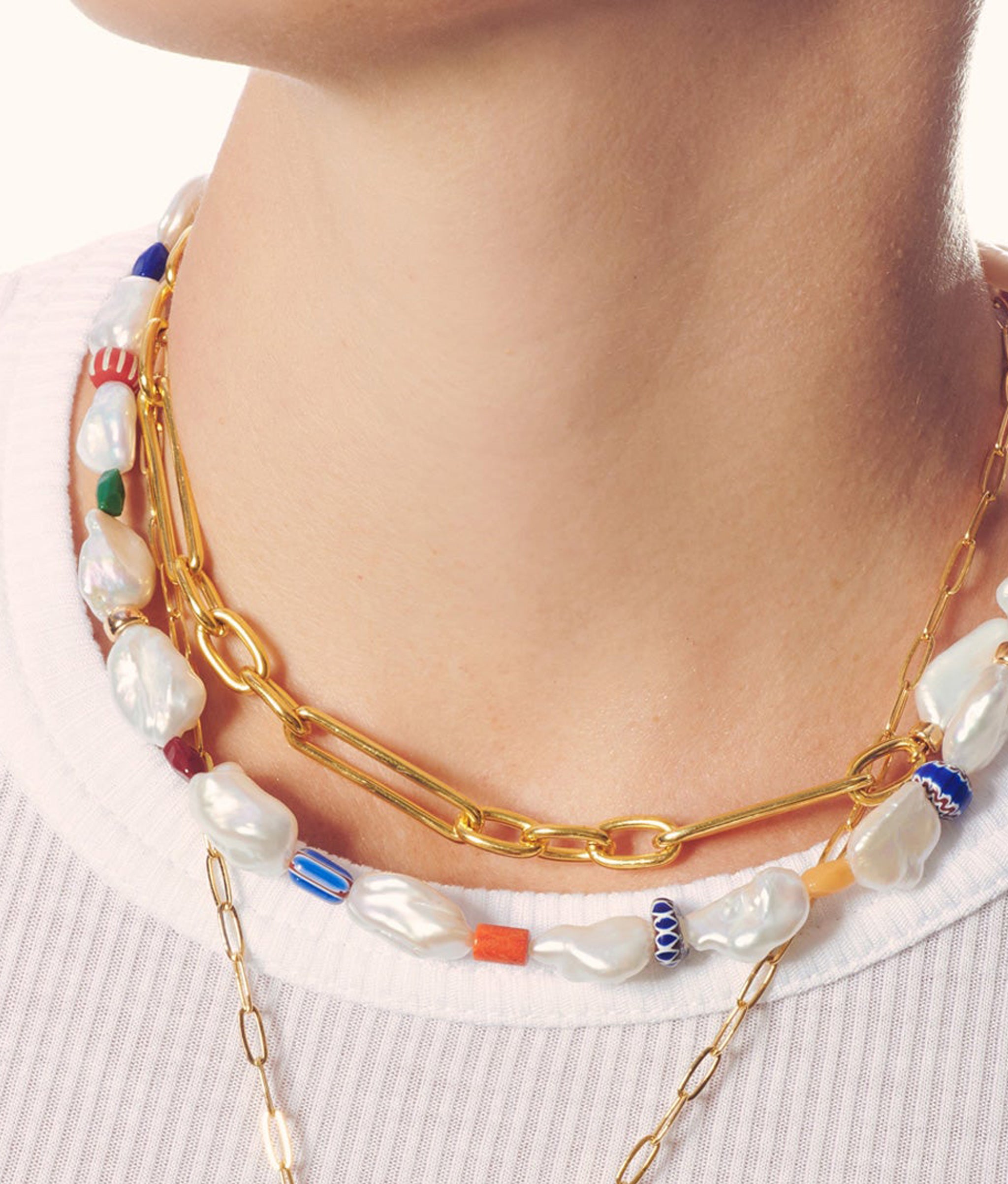 Daydream Necklace in Pearl