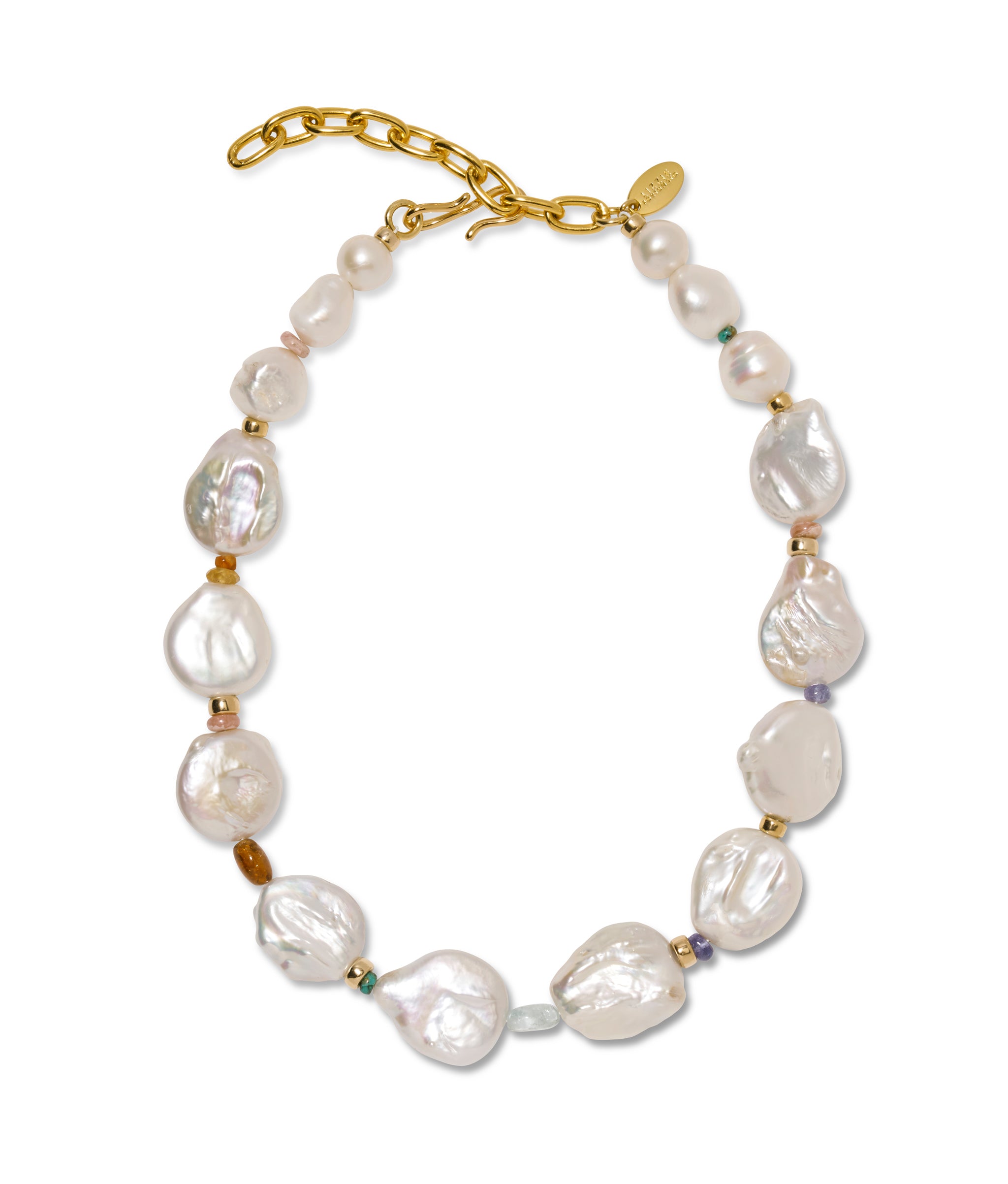 Rainbow Pearl Collar