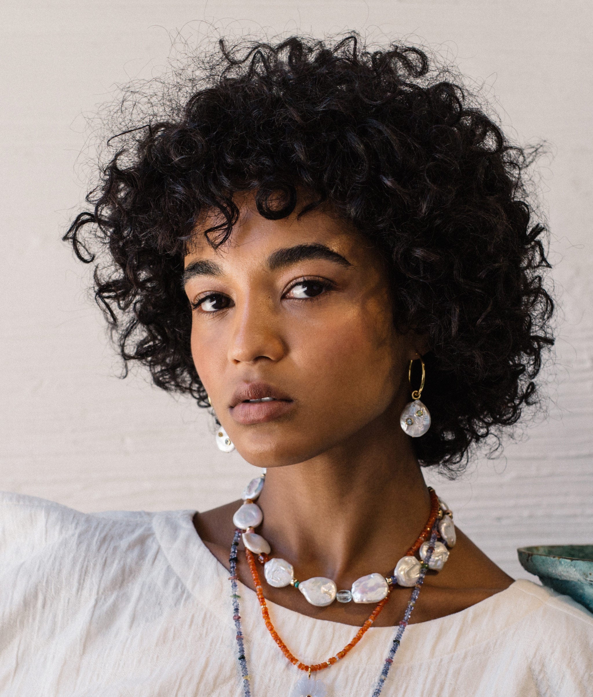 Rainbow Pearl Collar