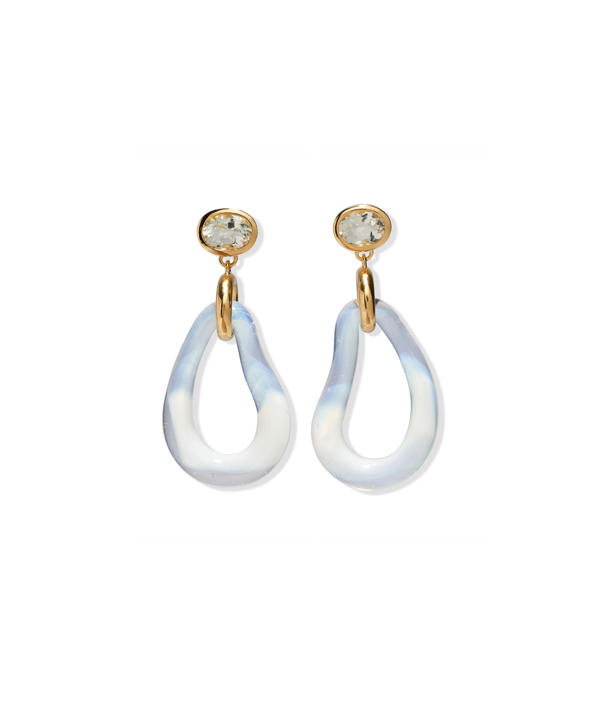 Galina Earrings in Opalescent