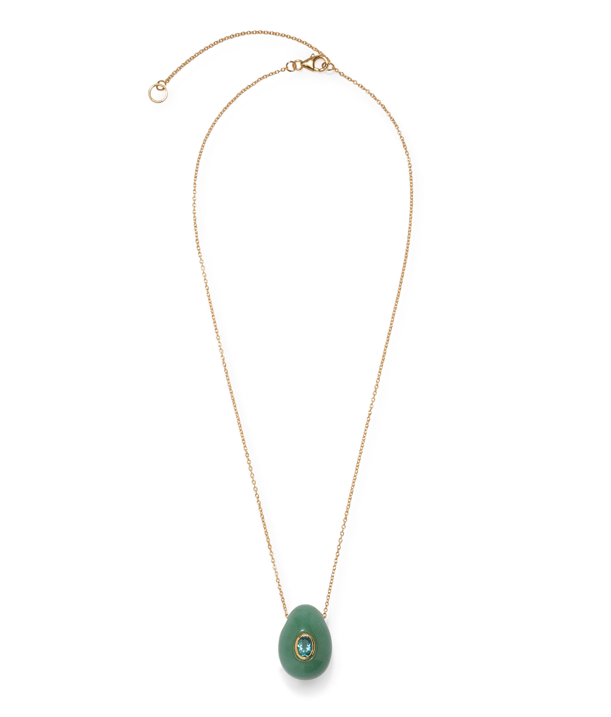 Constance Necklace in Green Aventurine