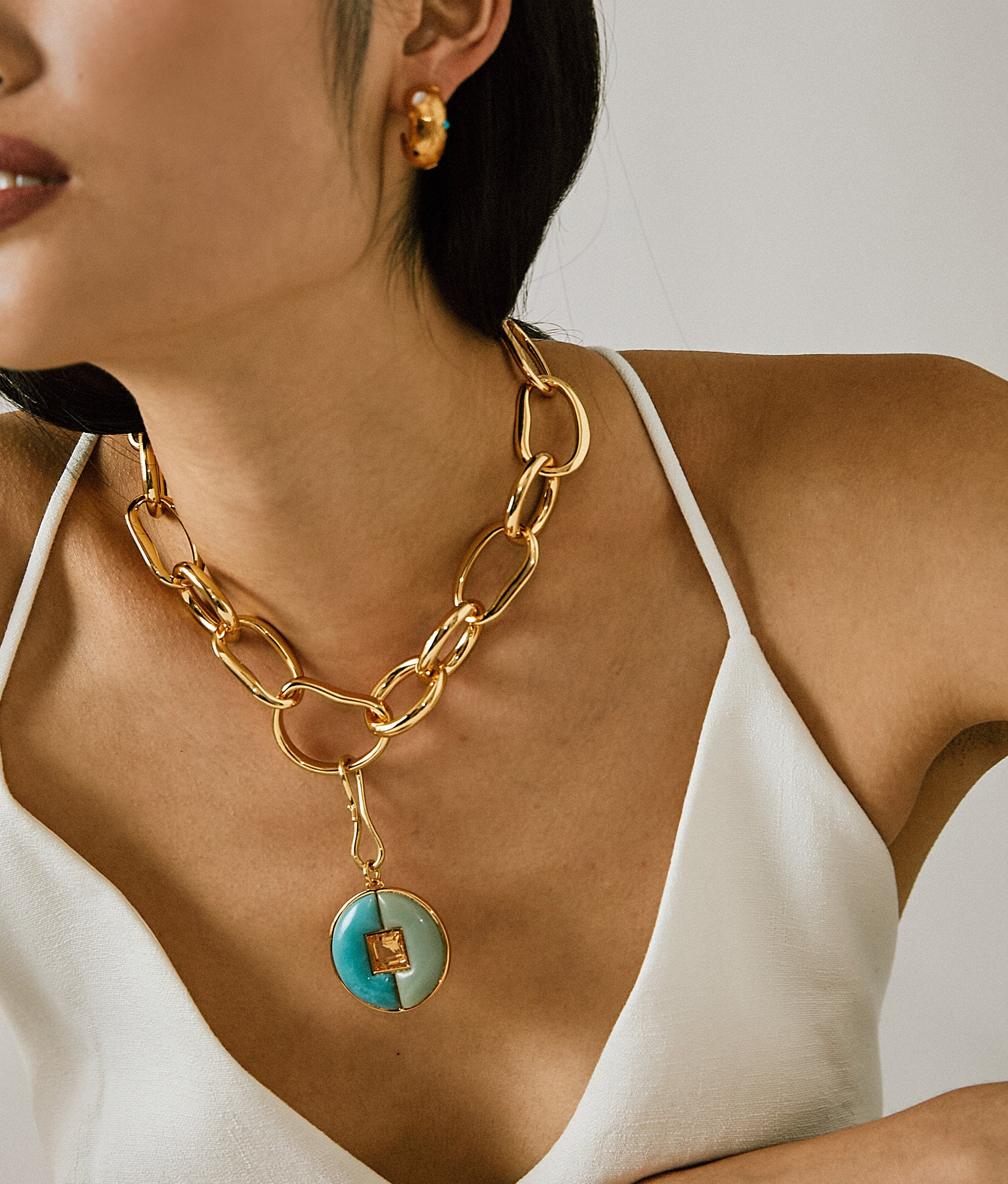 Porto Necklace in Coastline