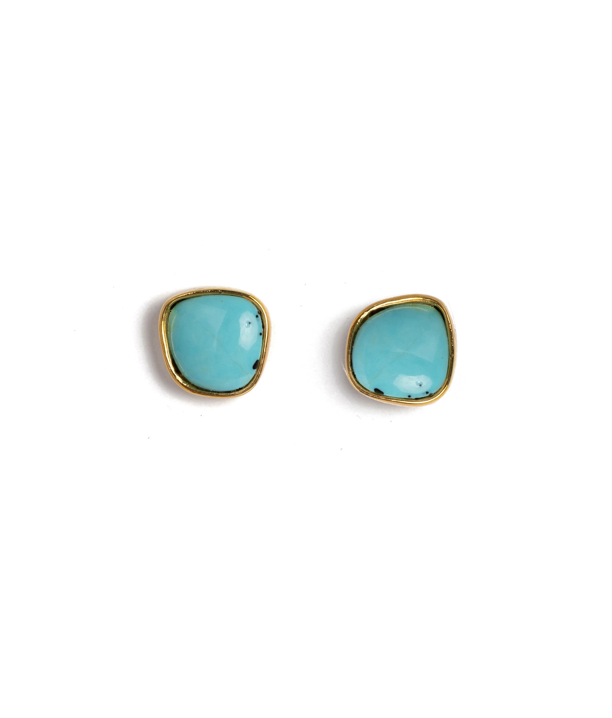 Bay Studs in Turquoise