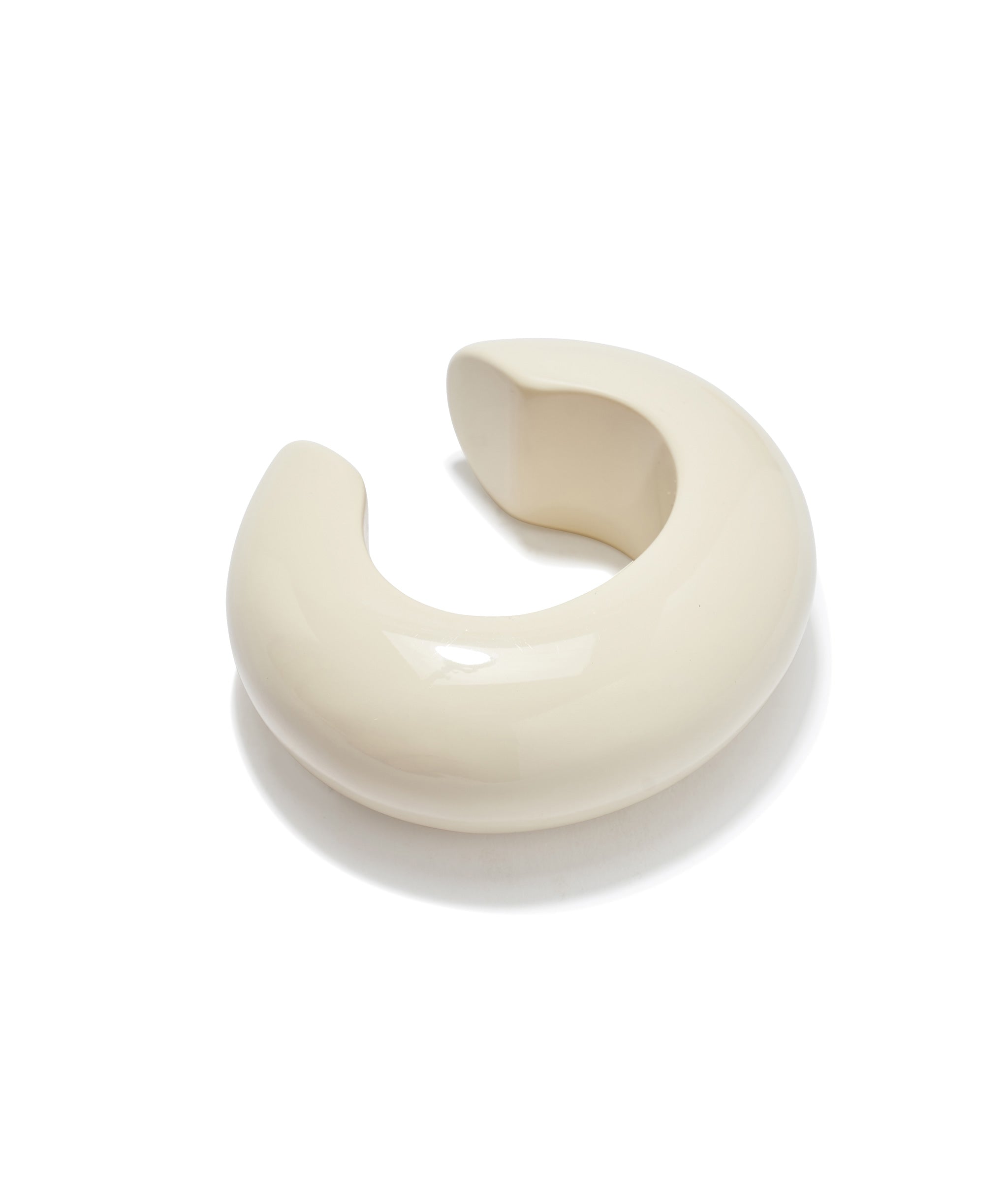 Arc Cuff in Alabaster