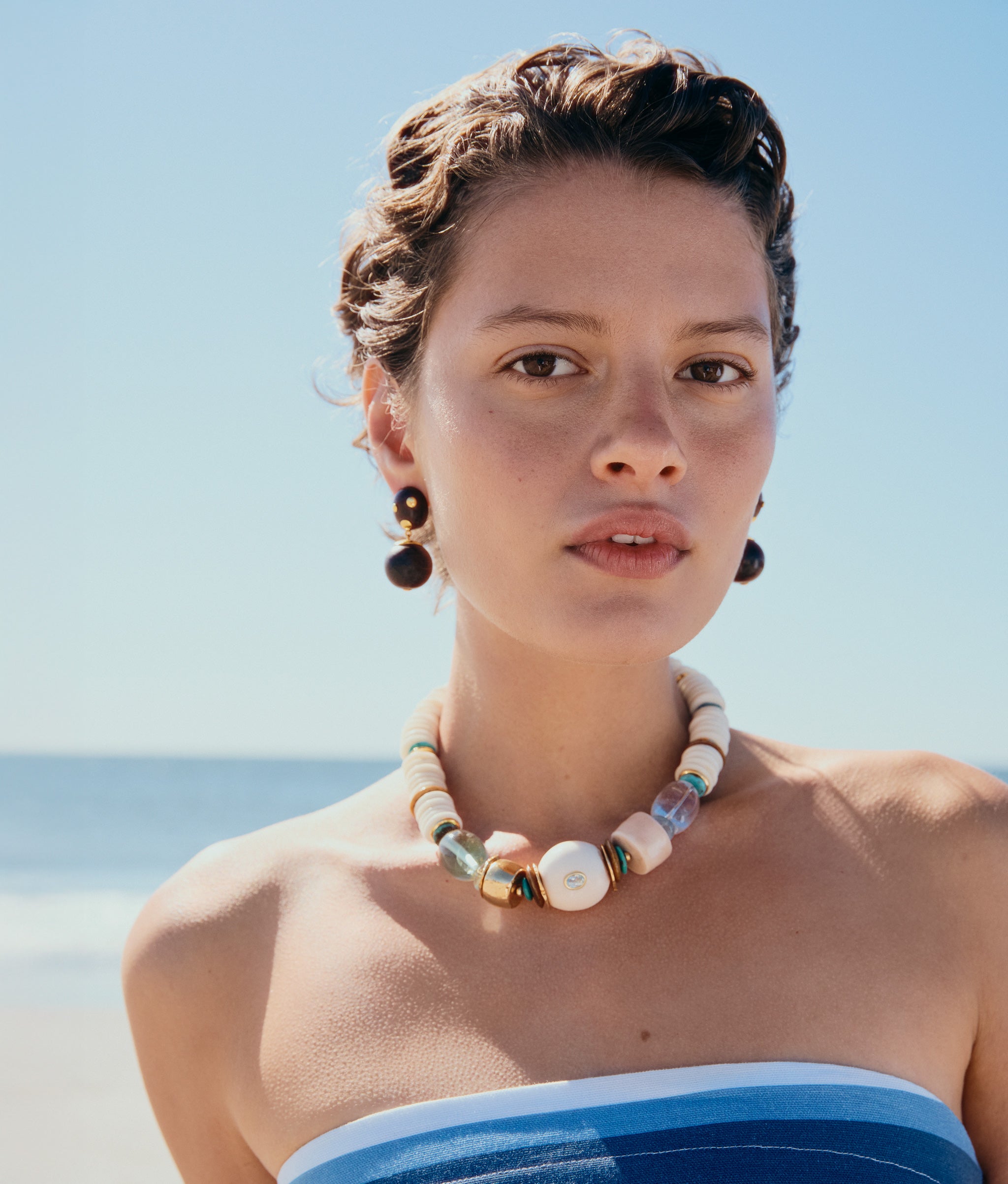 Nopales Earrings in Acacia