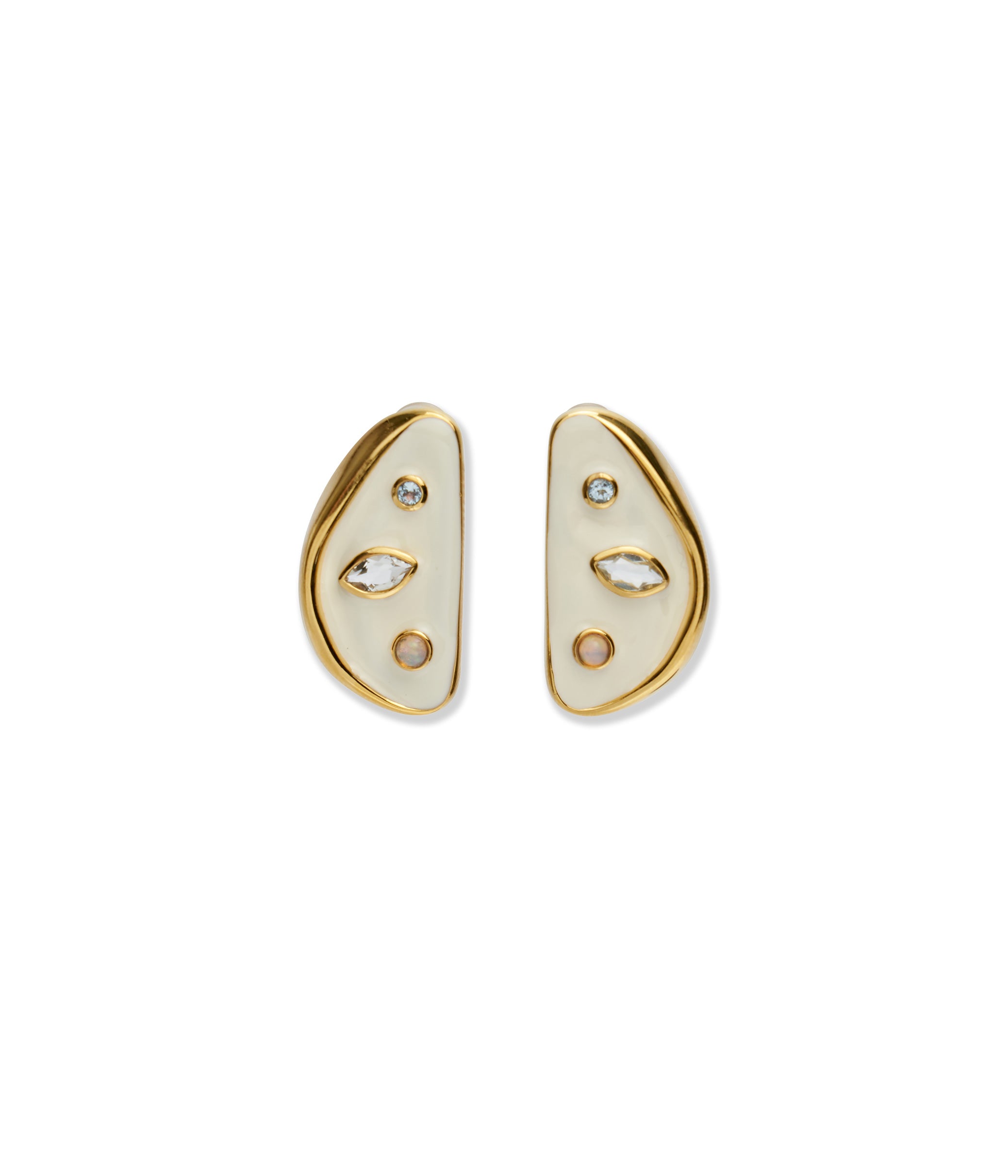 Isola Stud Earrings in Sea Salt