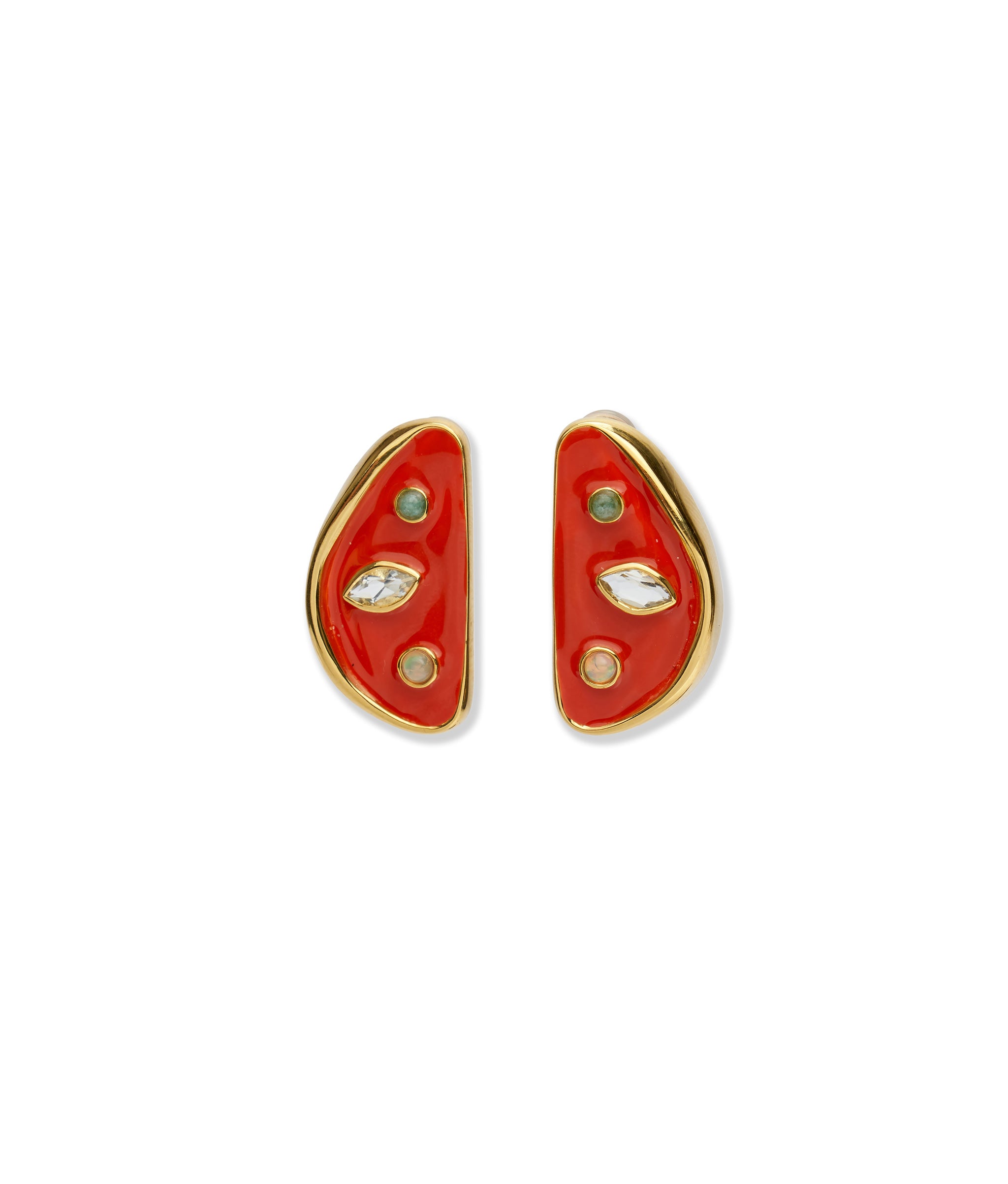 Isola Stud Earrings in Melon