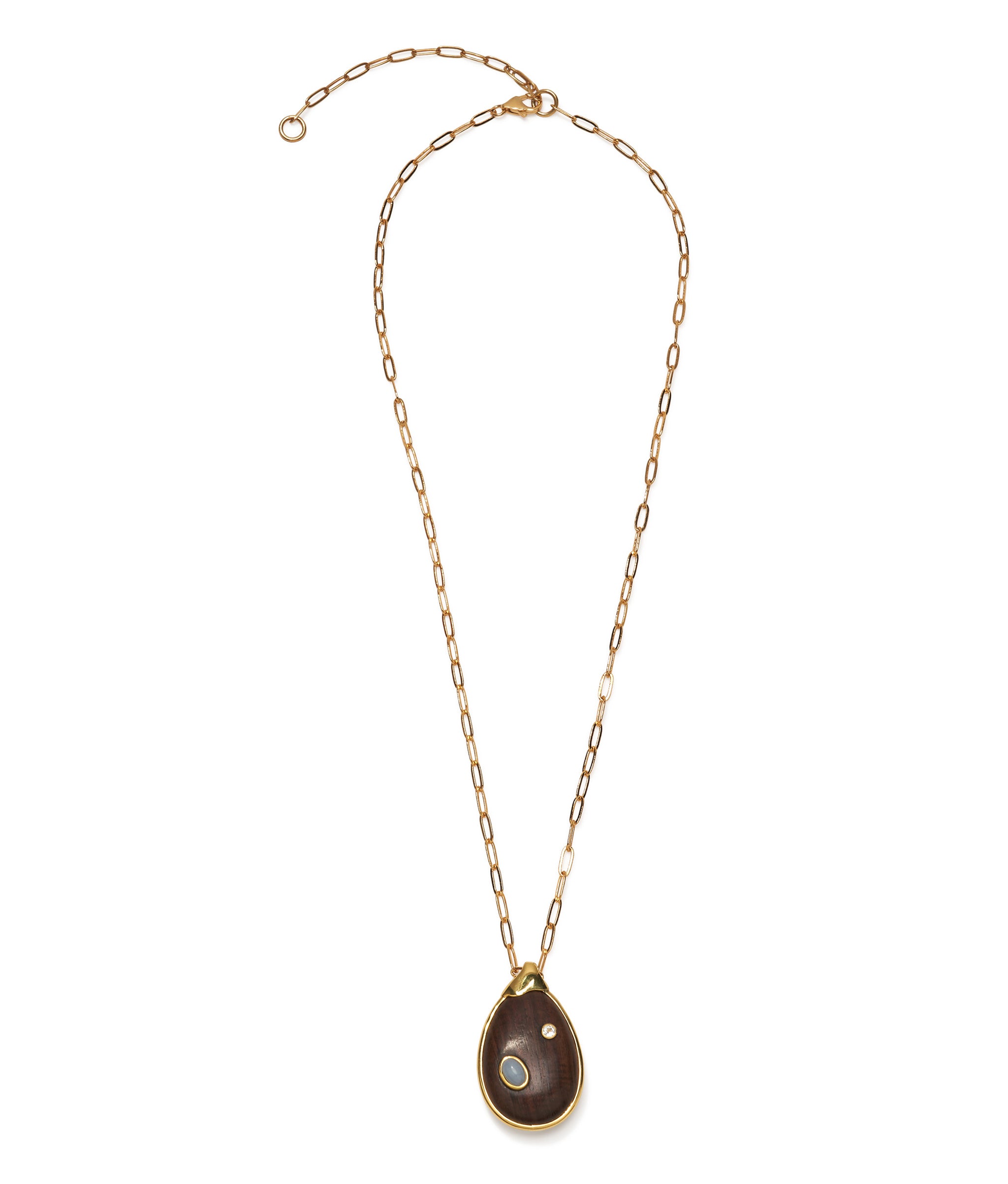 Acacia Drop Pendant Necklace III