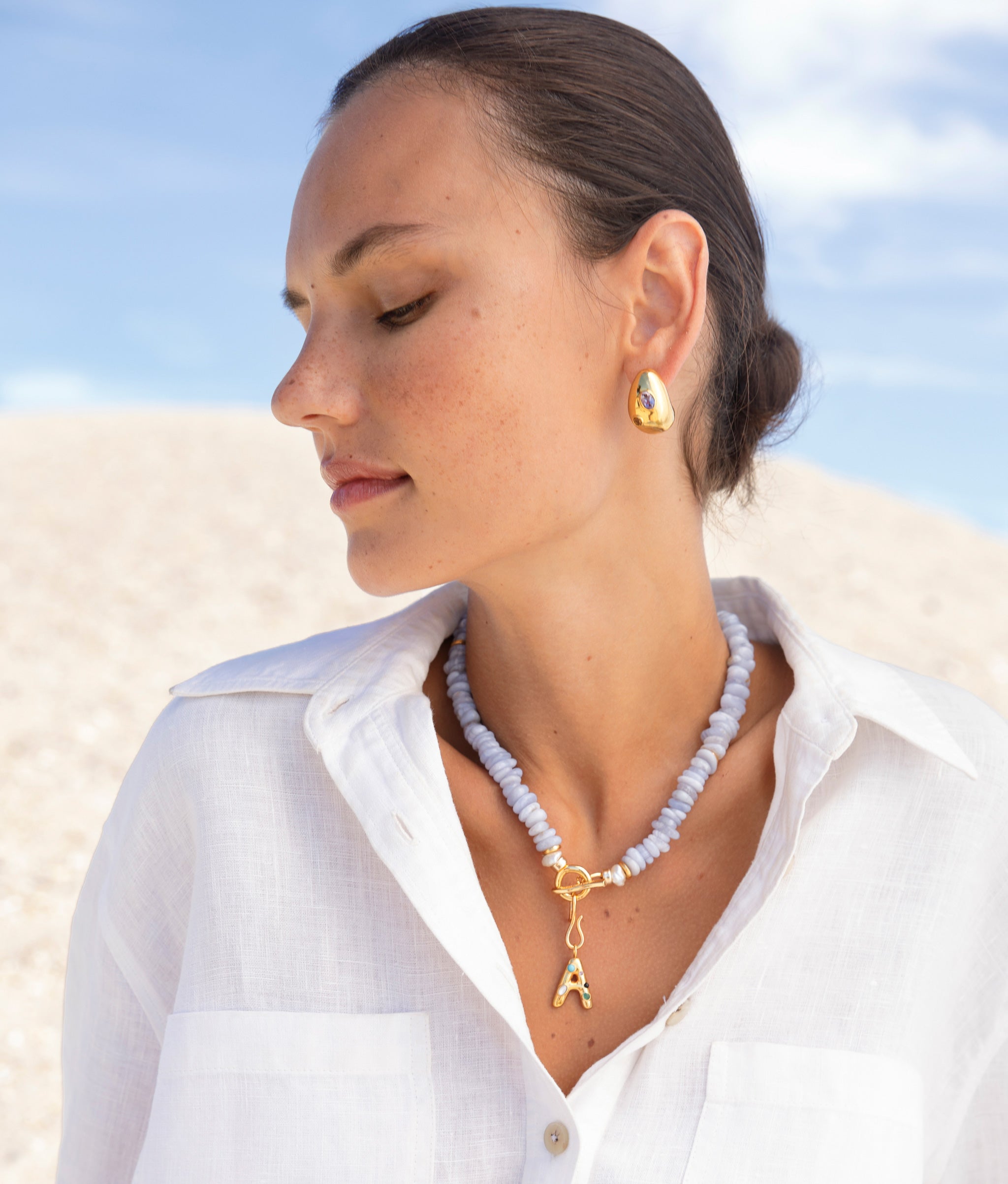 Confetti Letter “N” Charm