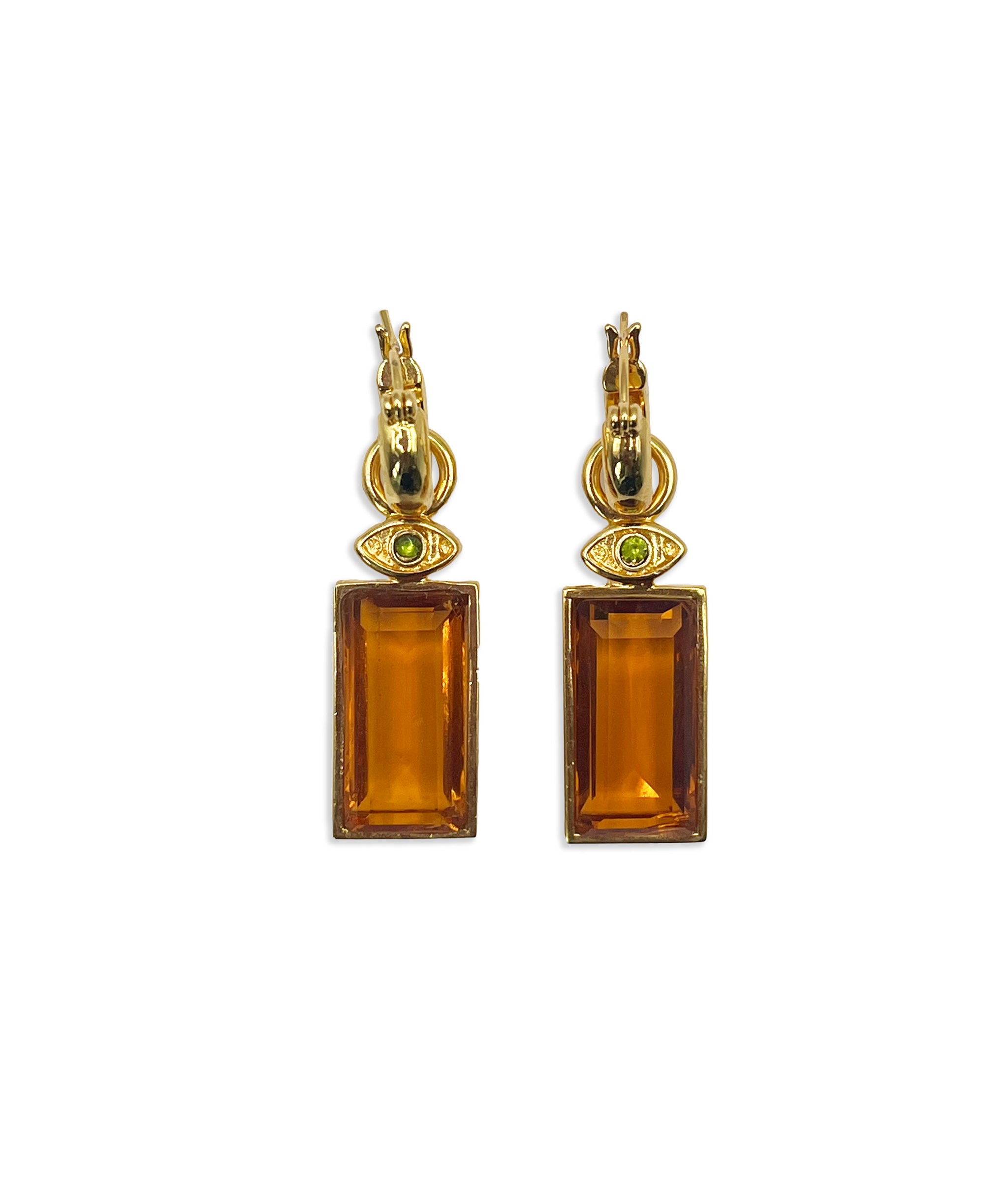 OOAK Evil Eye Earrings