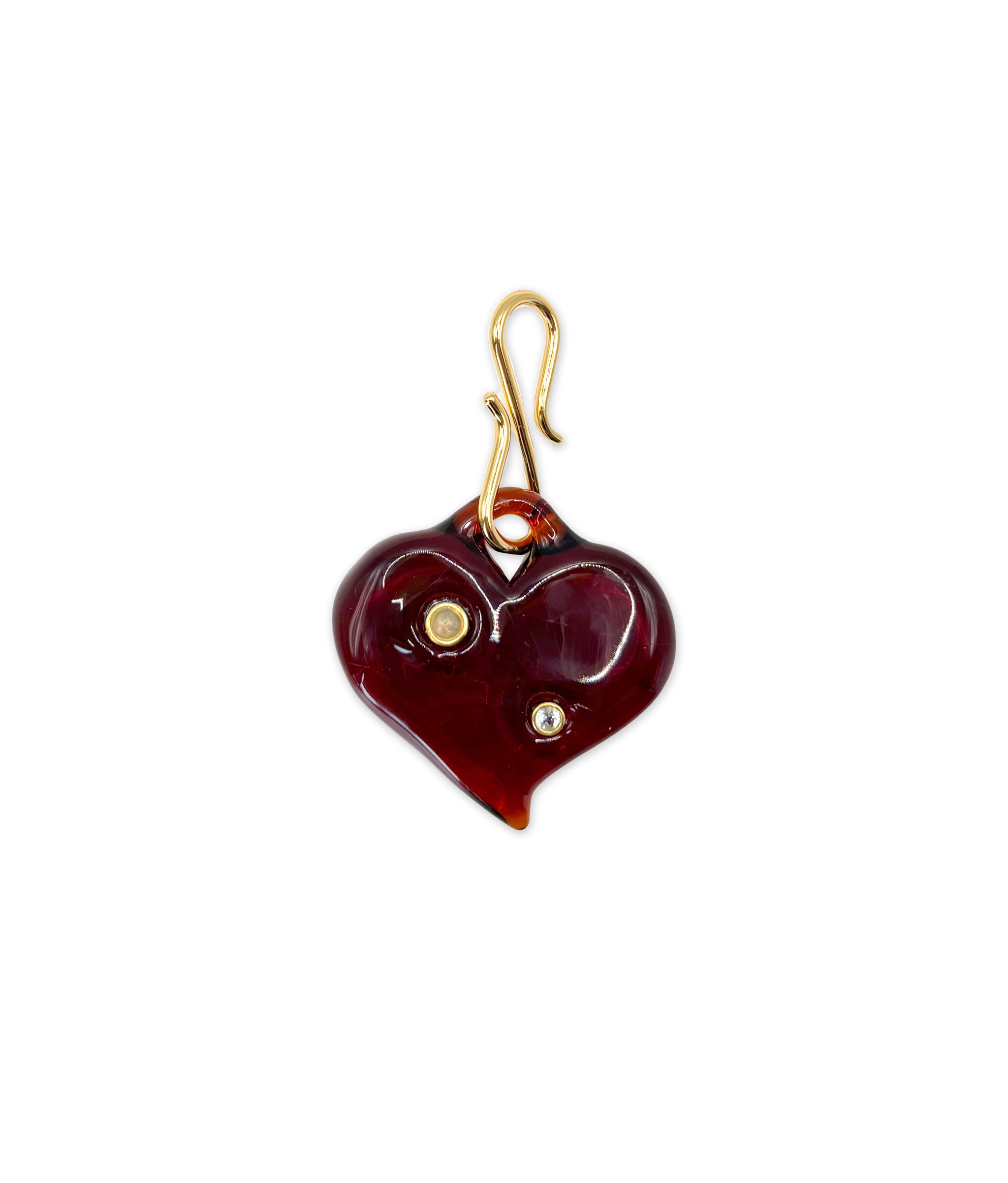 Murano Heart Charm