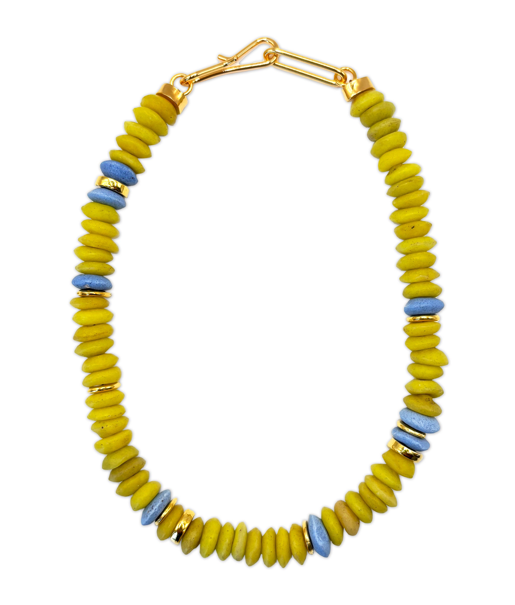 Laguna Necklace in Canary Feather