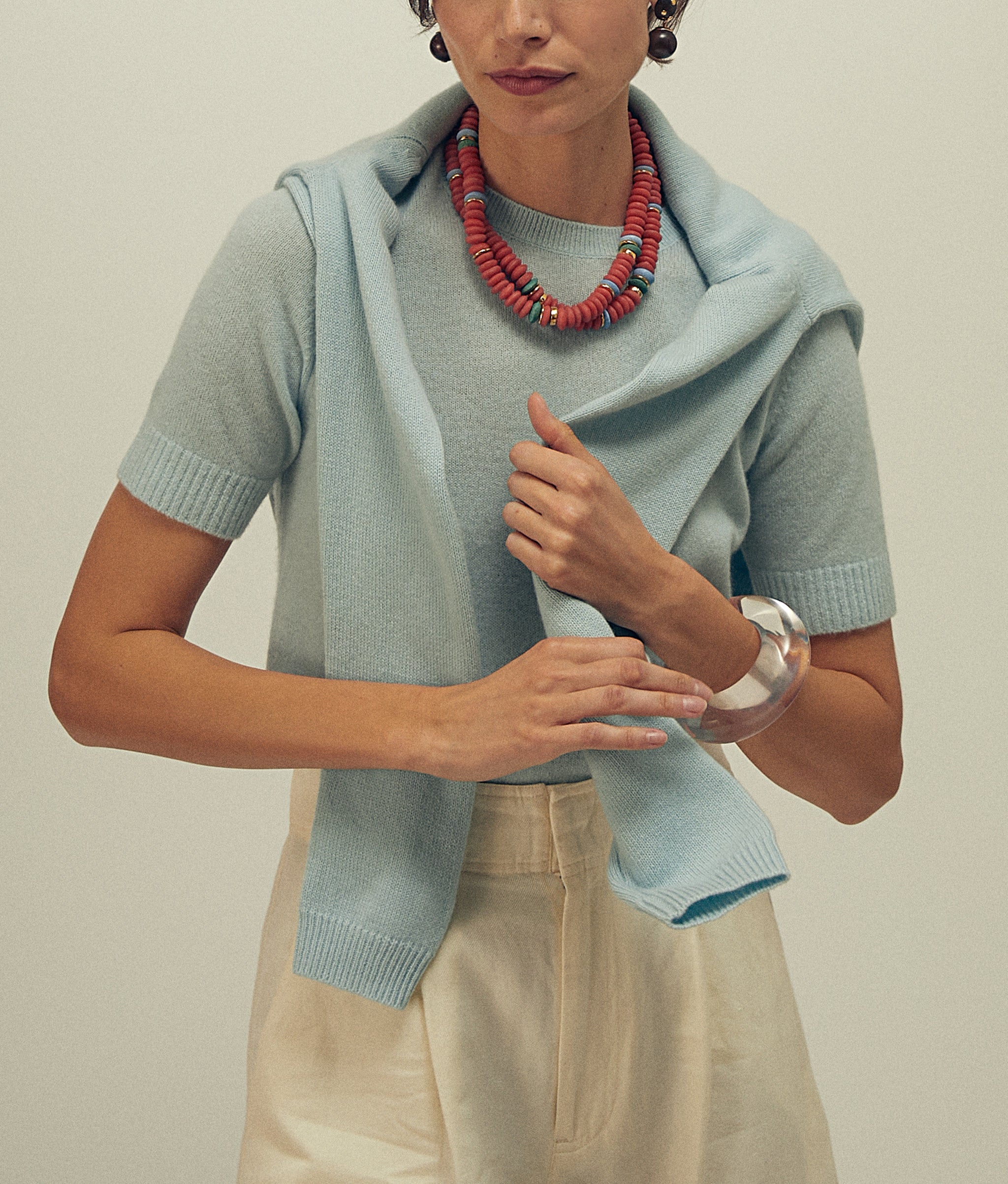 Laguna Necklace in Red Clay