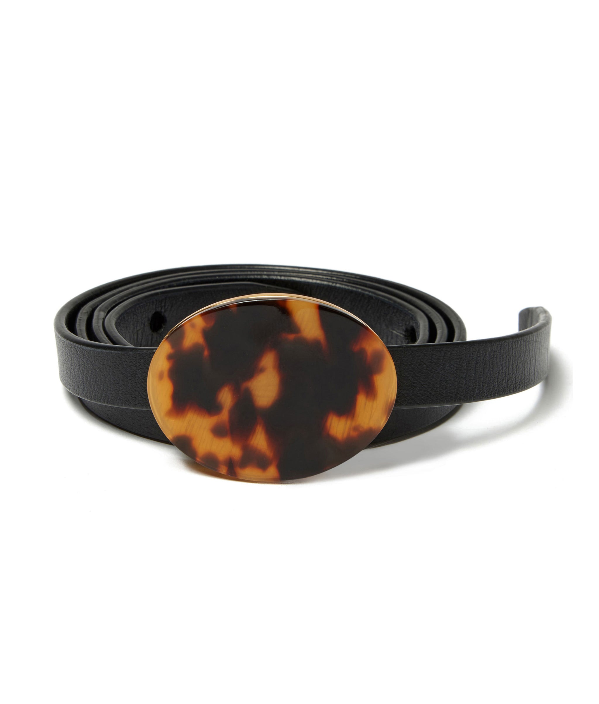 Golden Turtle cheapest Shell Buckle, Black Leather Belt