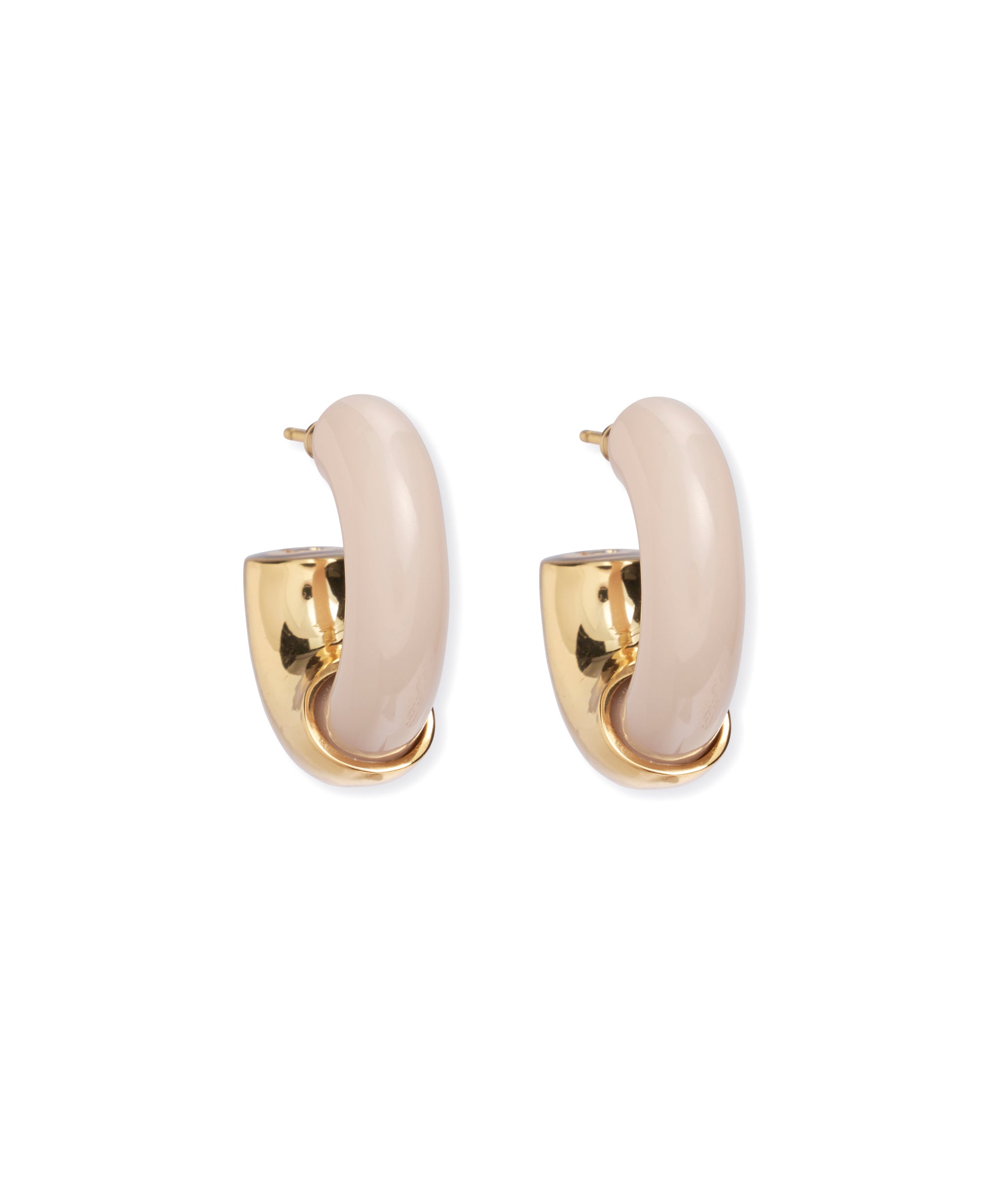 Infinity Hoops in Dove