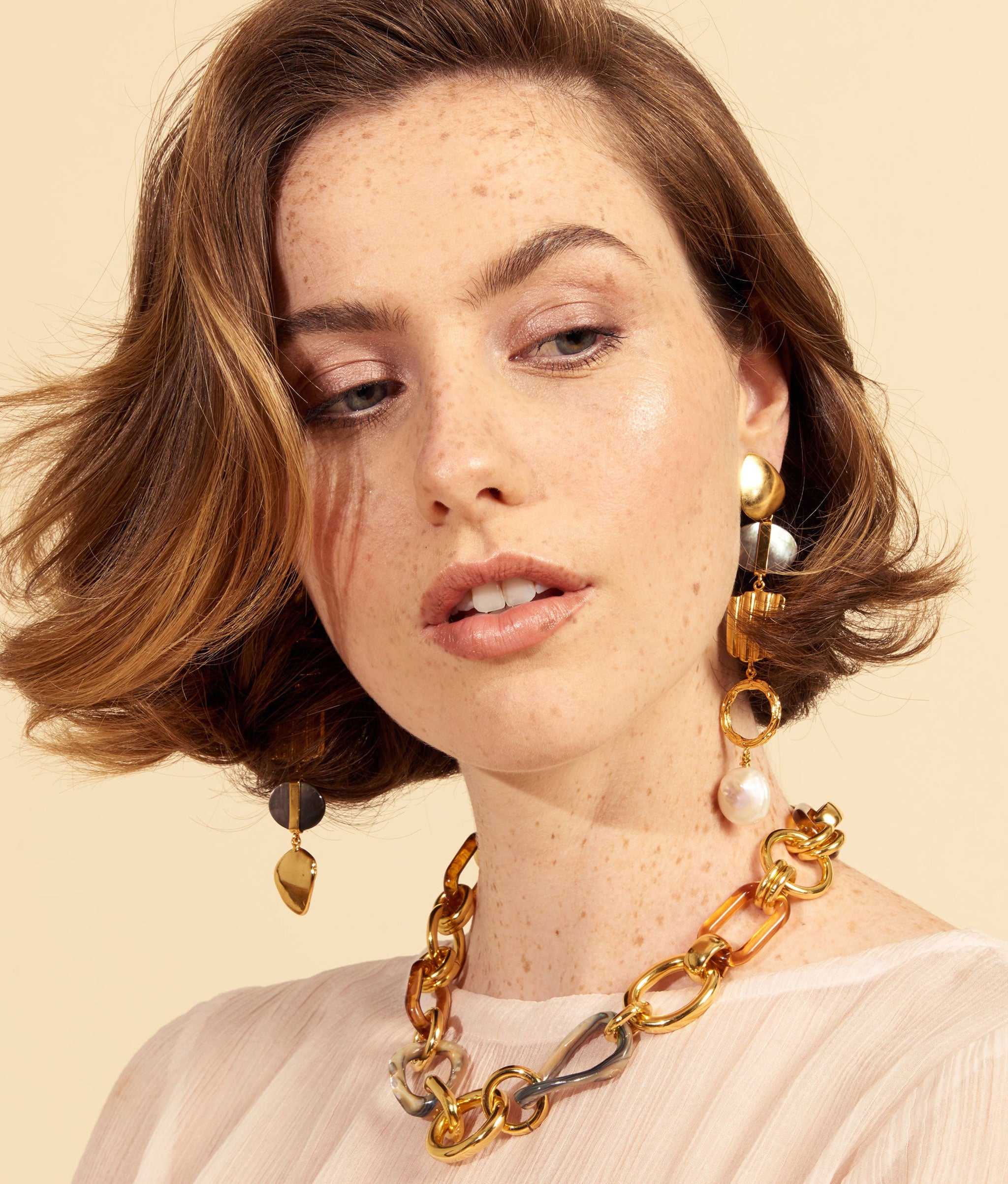 Abalone Link Necklace