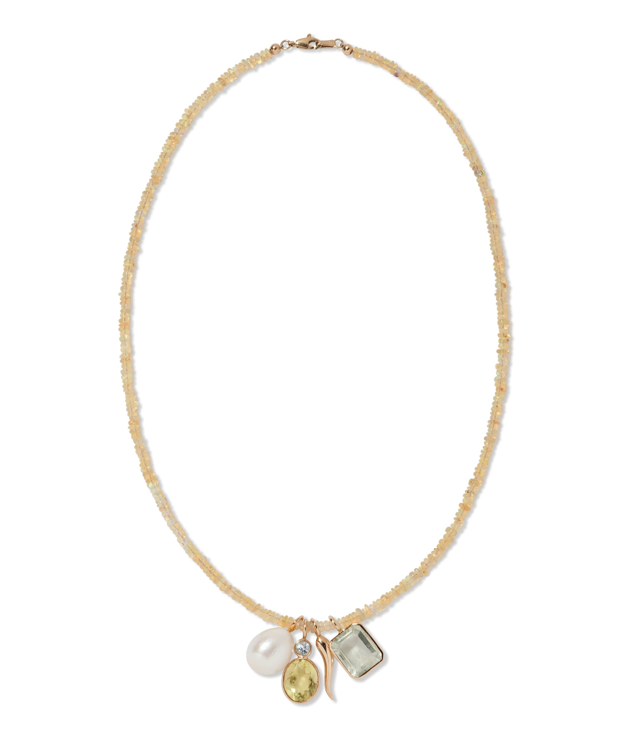 Fine Mood Charm Necklace in Opal Odyssey