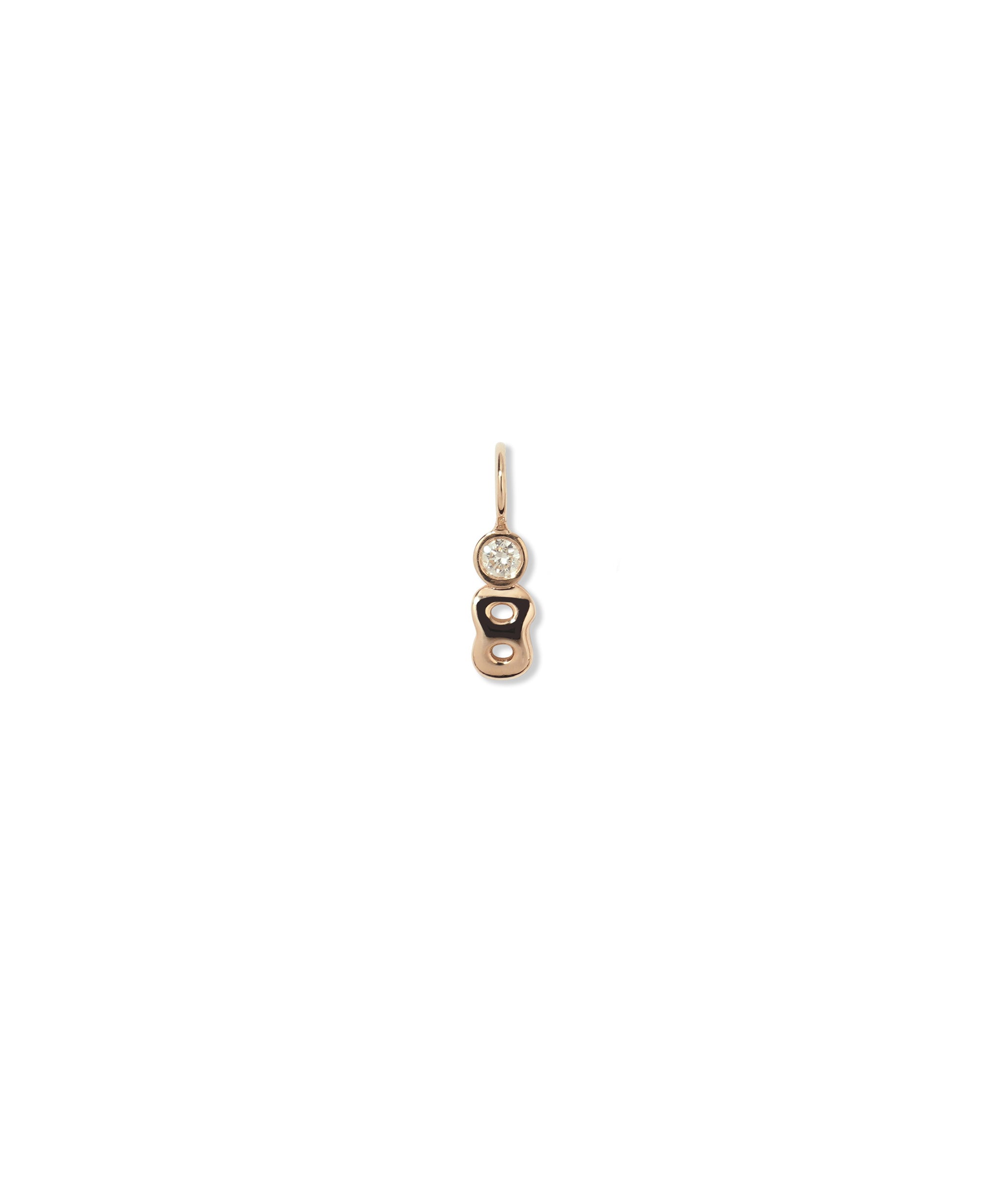 14k Gold Magic Number "8" Charm