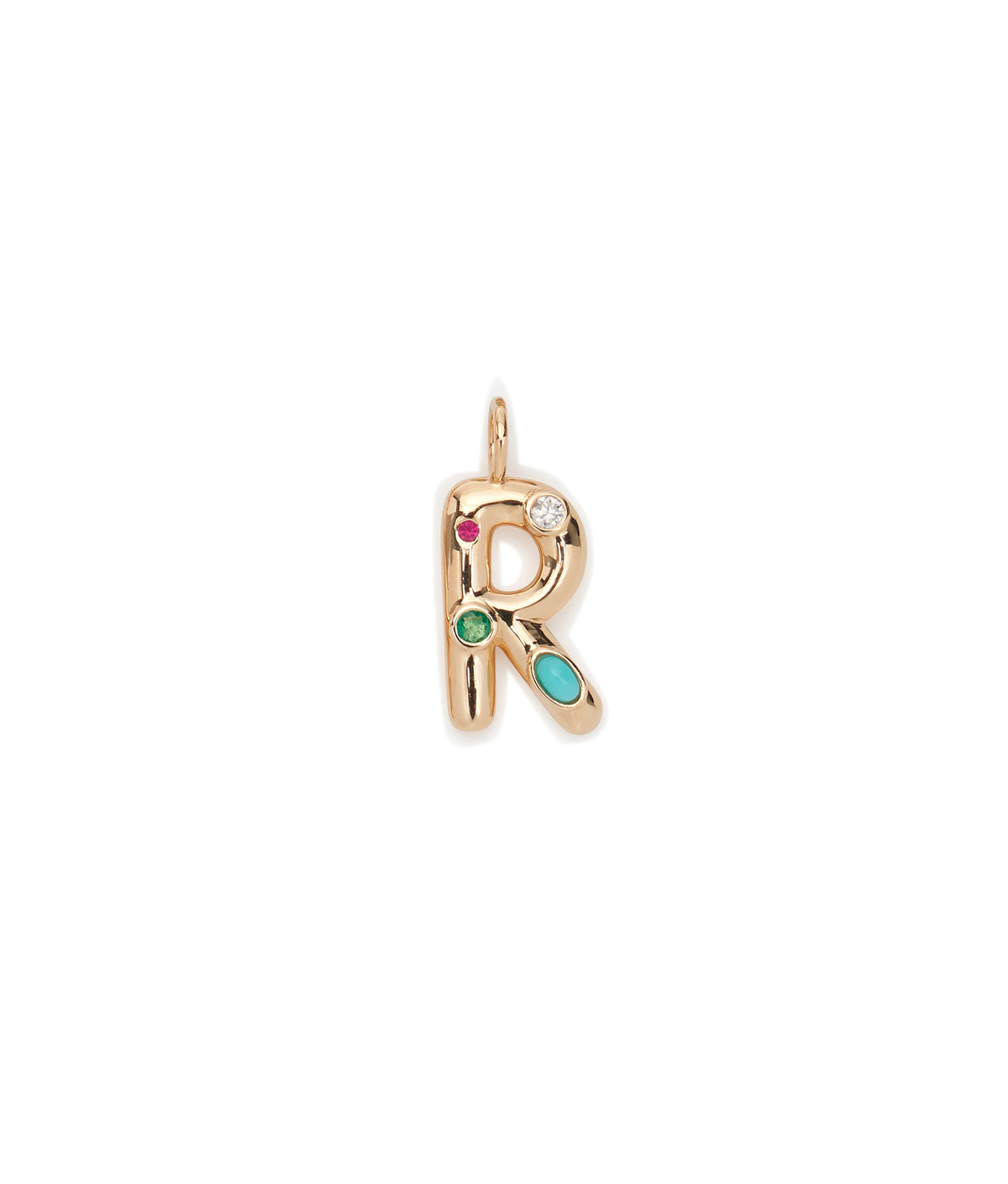14k Gold Confetti Letter 