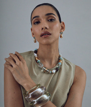 Arc Cuff in Lagoon