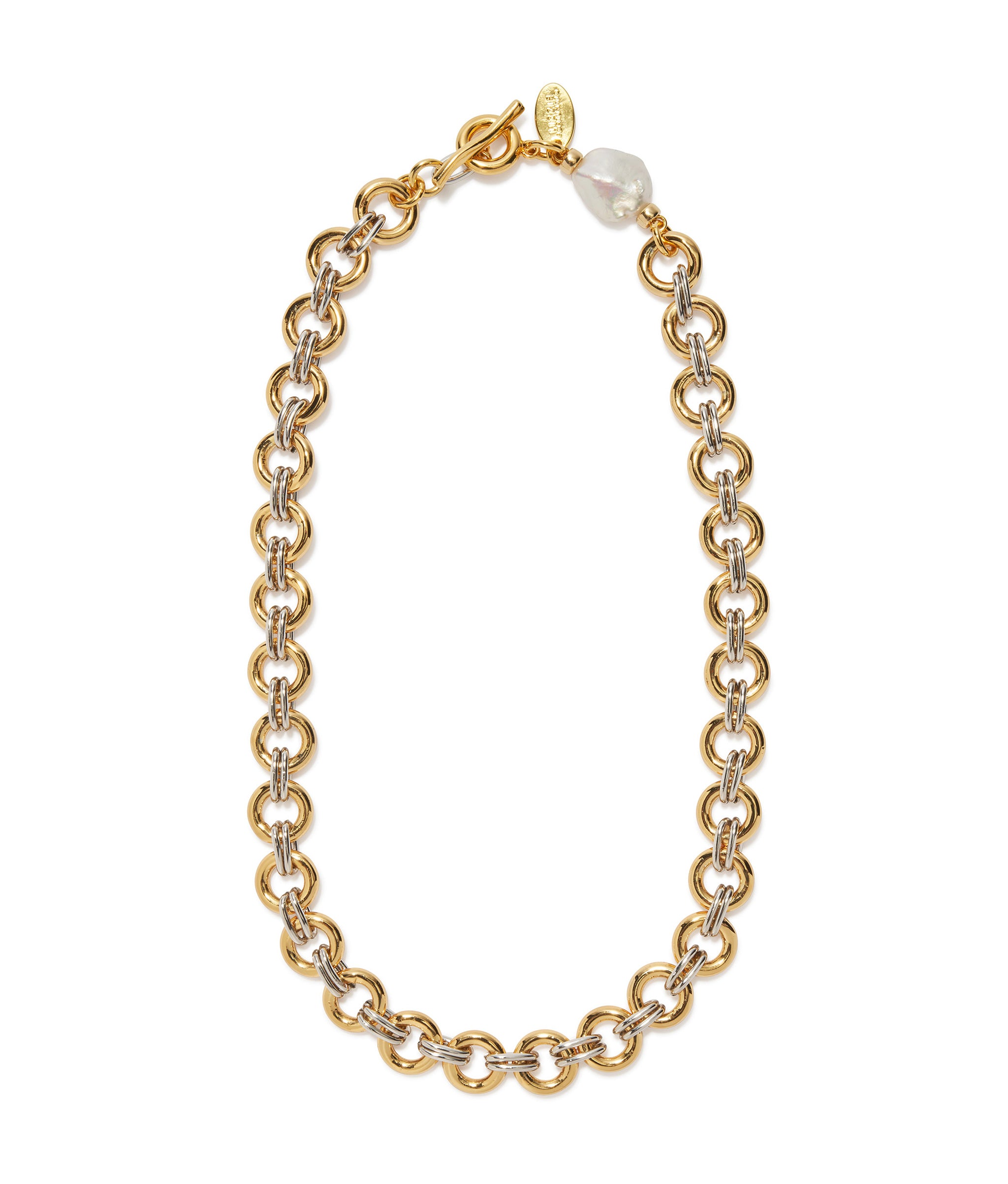 Duet Chain Necklace in Two Tone