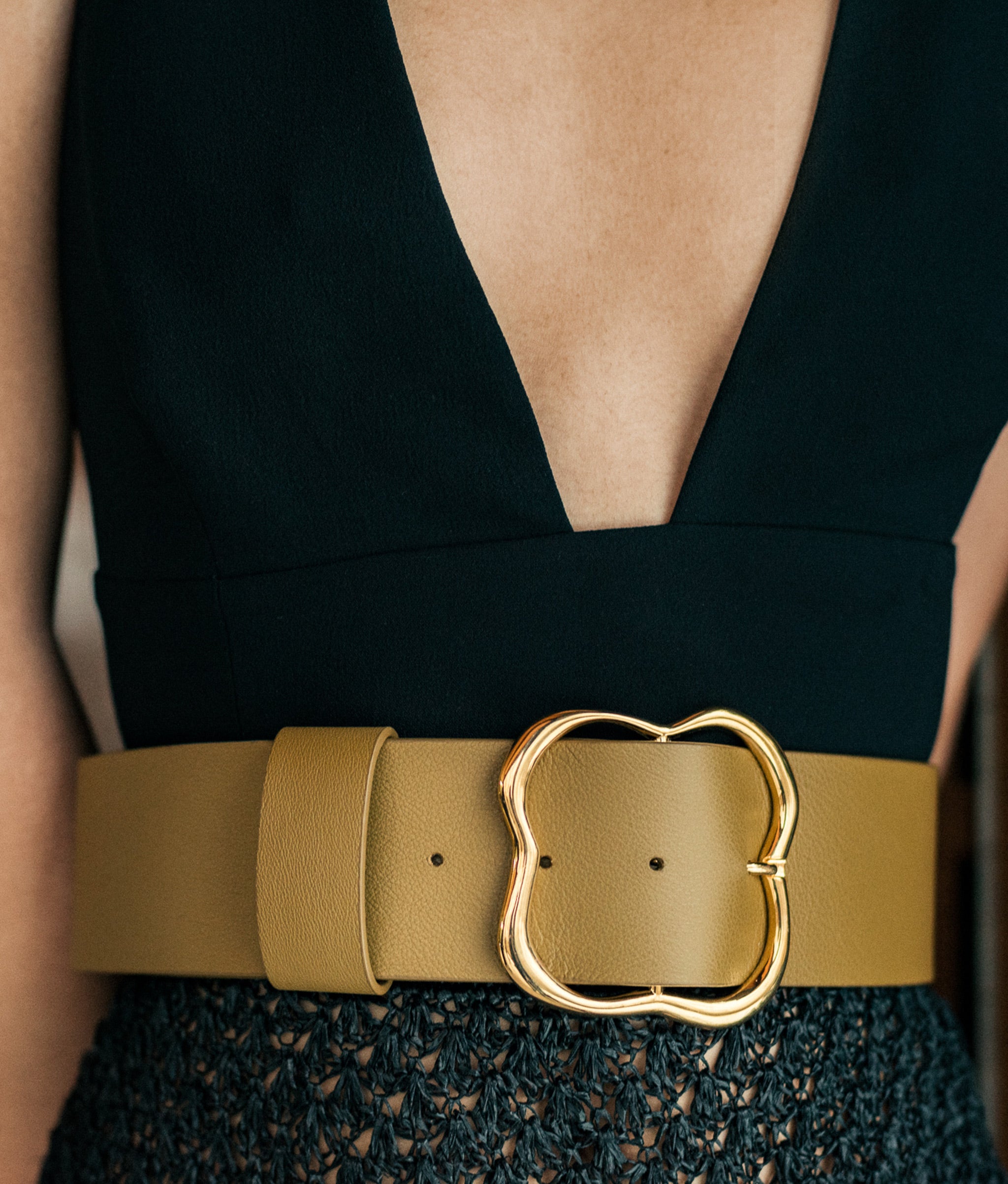 Florence Belt in Khaki (M/L)