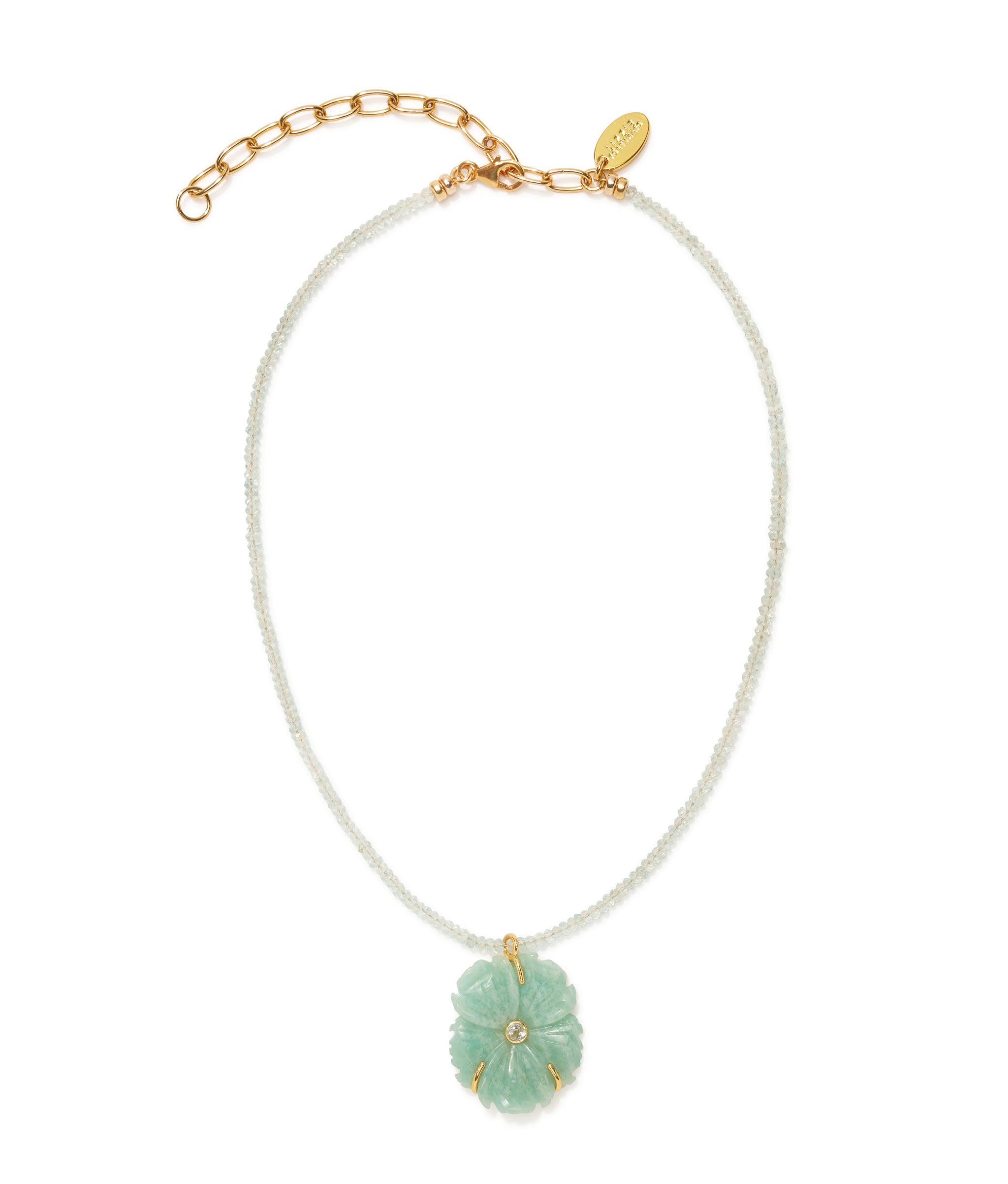 New Bloom Necklace in Sea Foam