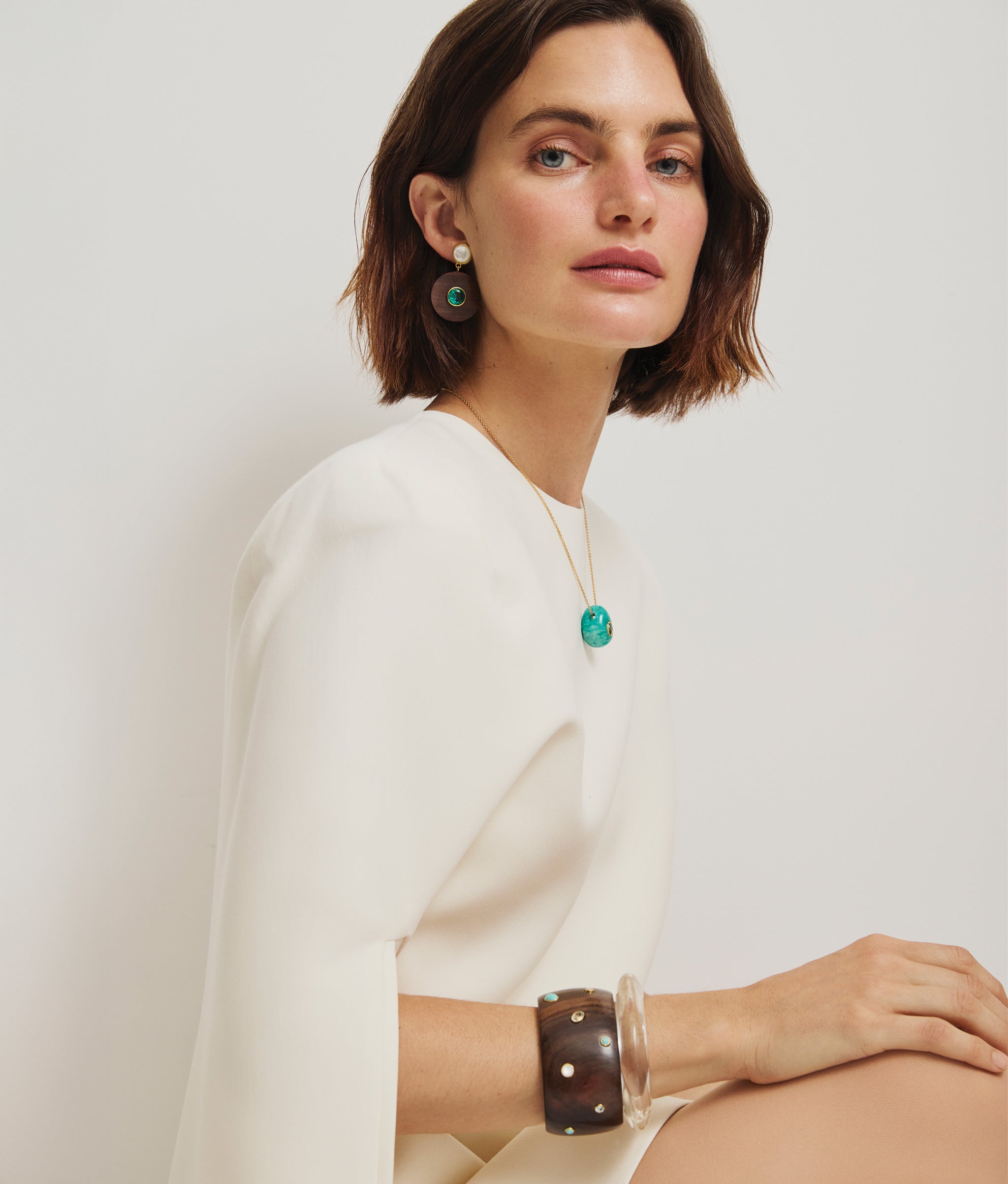 Cara Cuff in Dotted Acacia