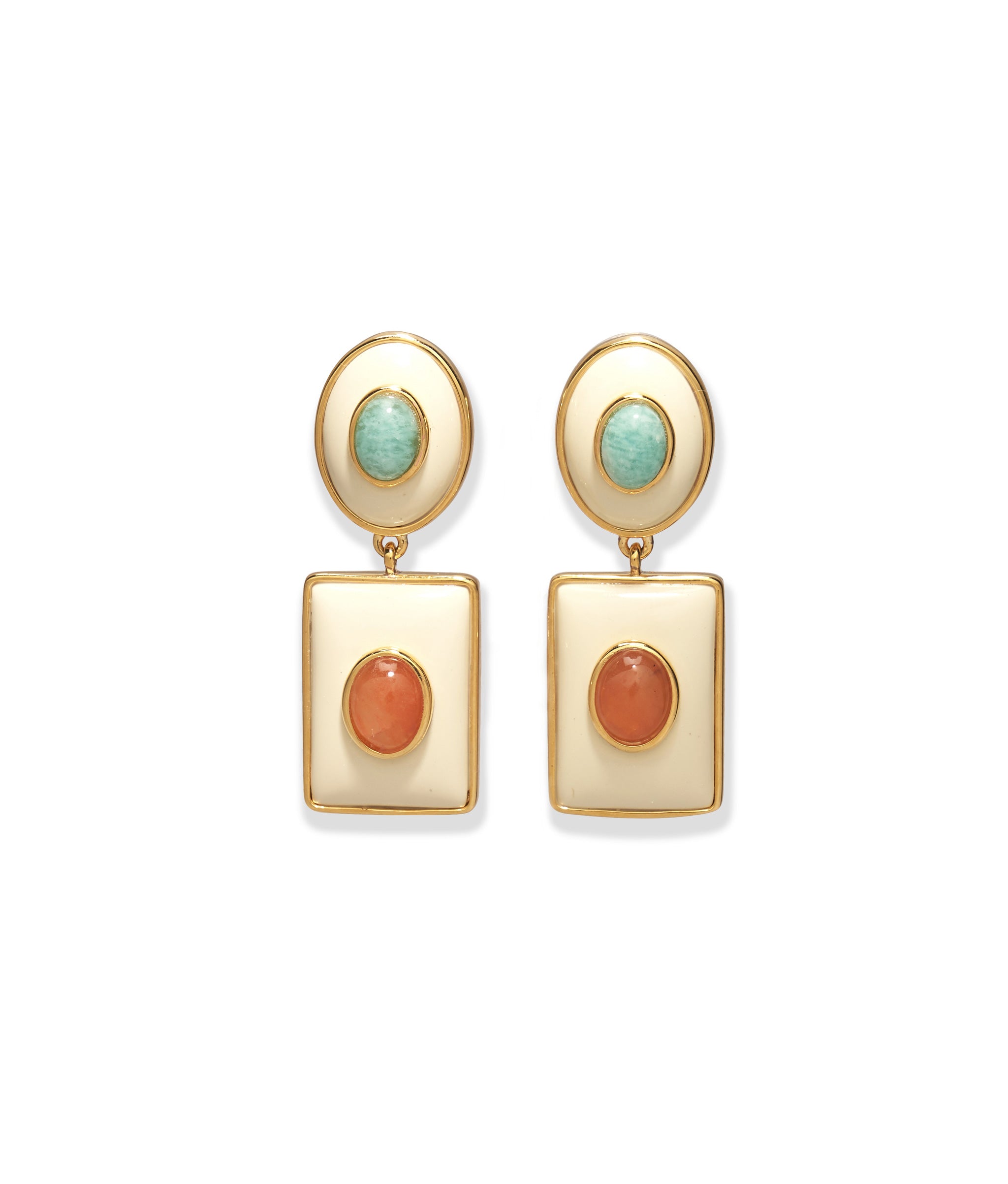 Ethereal Pool Earrings in Citrus