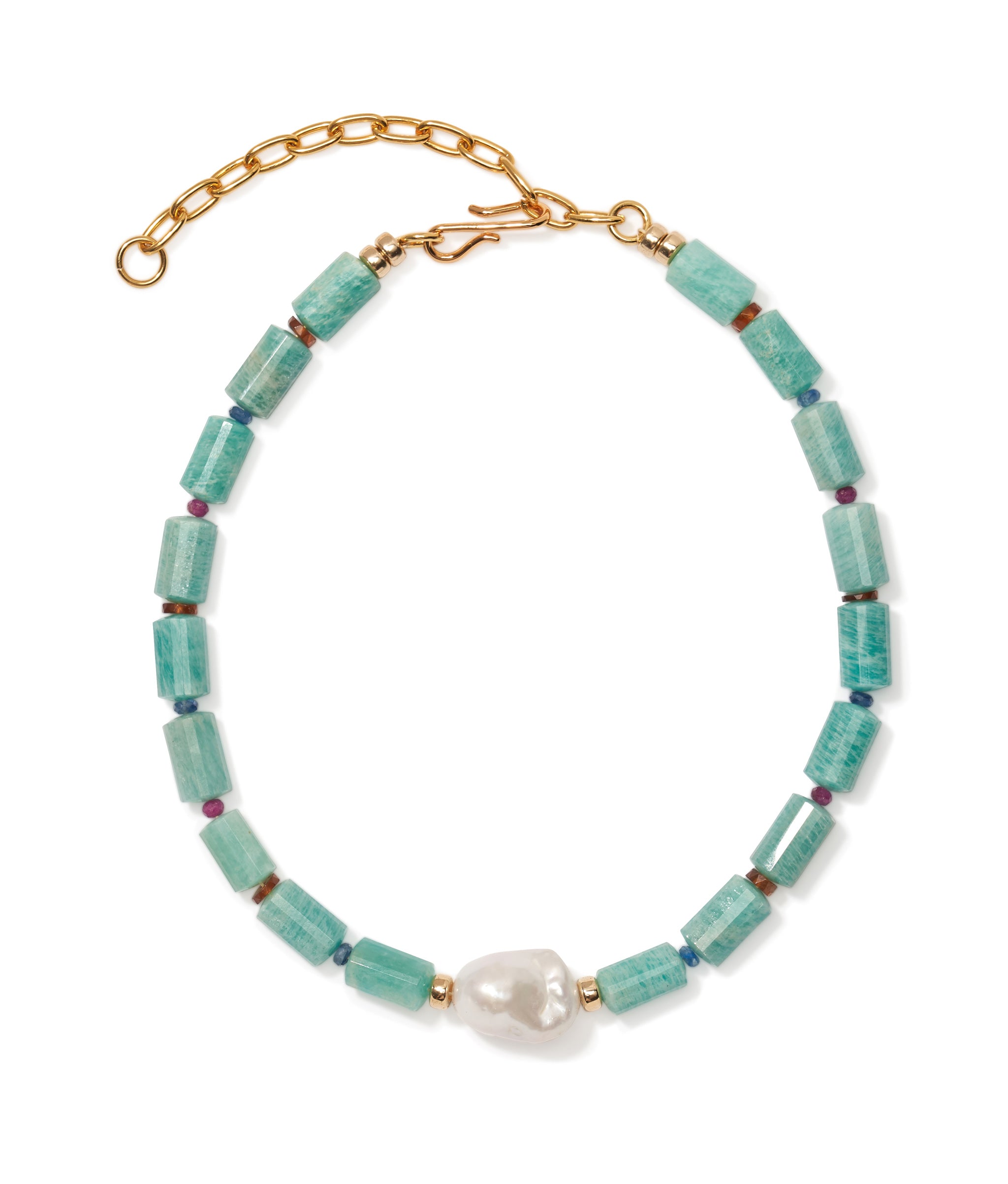 Curio Necklace in Amazonite